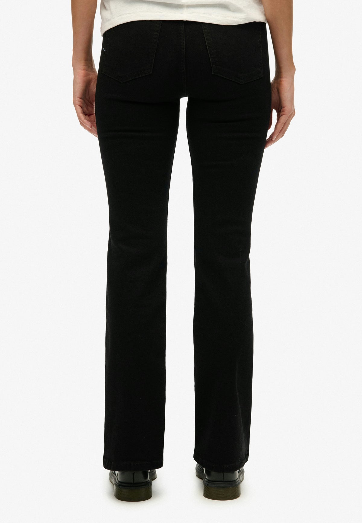Organic Cotton High Rise Flare Jeans