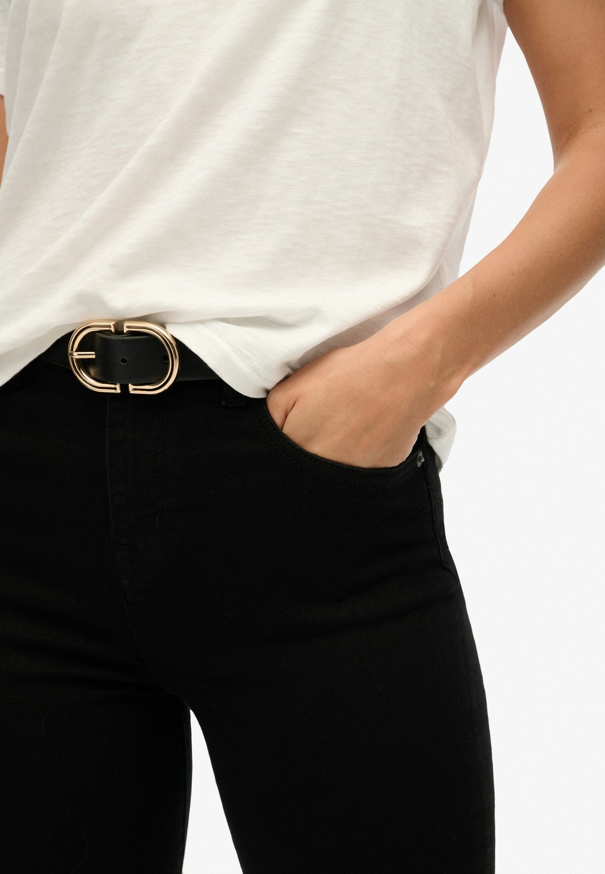Organic Cotton High Rise Flare Jeans