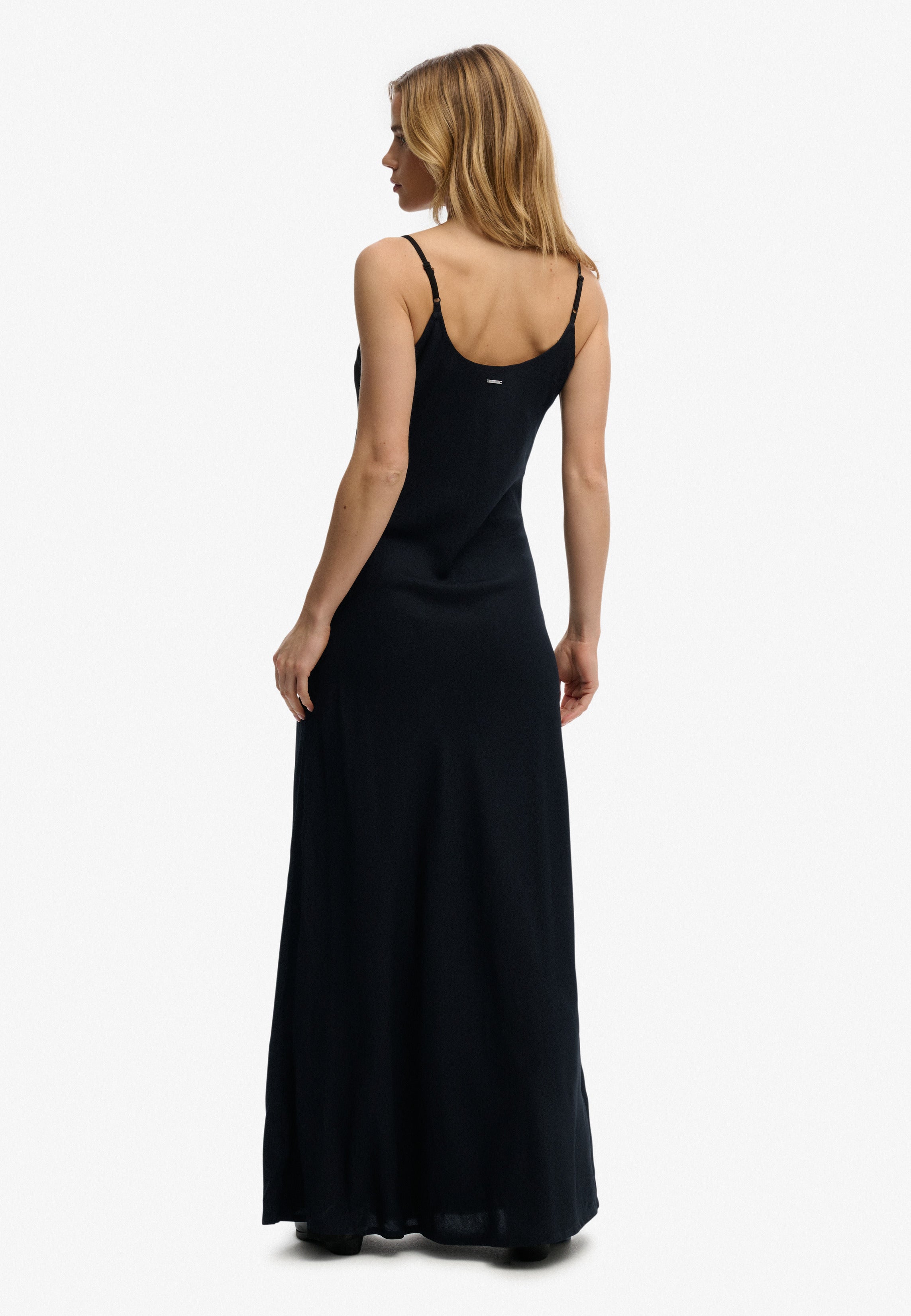 Bias Cut Maxi Slip Dress