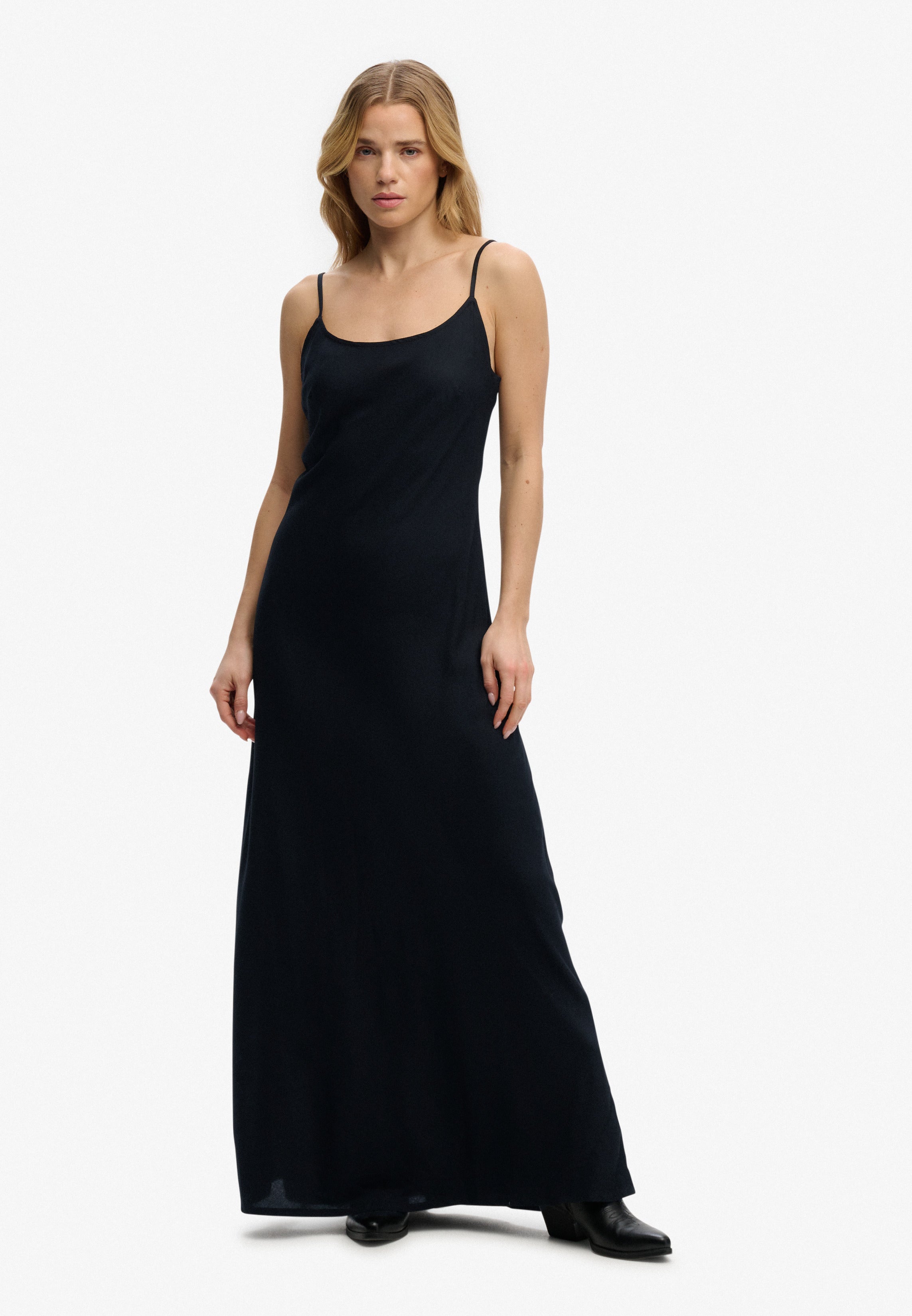 Bias Cut Maxi Slip Dress