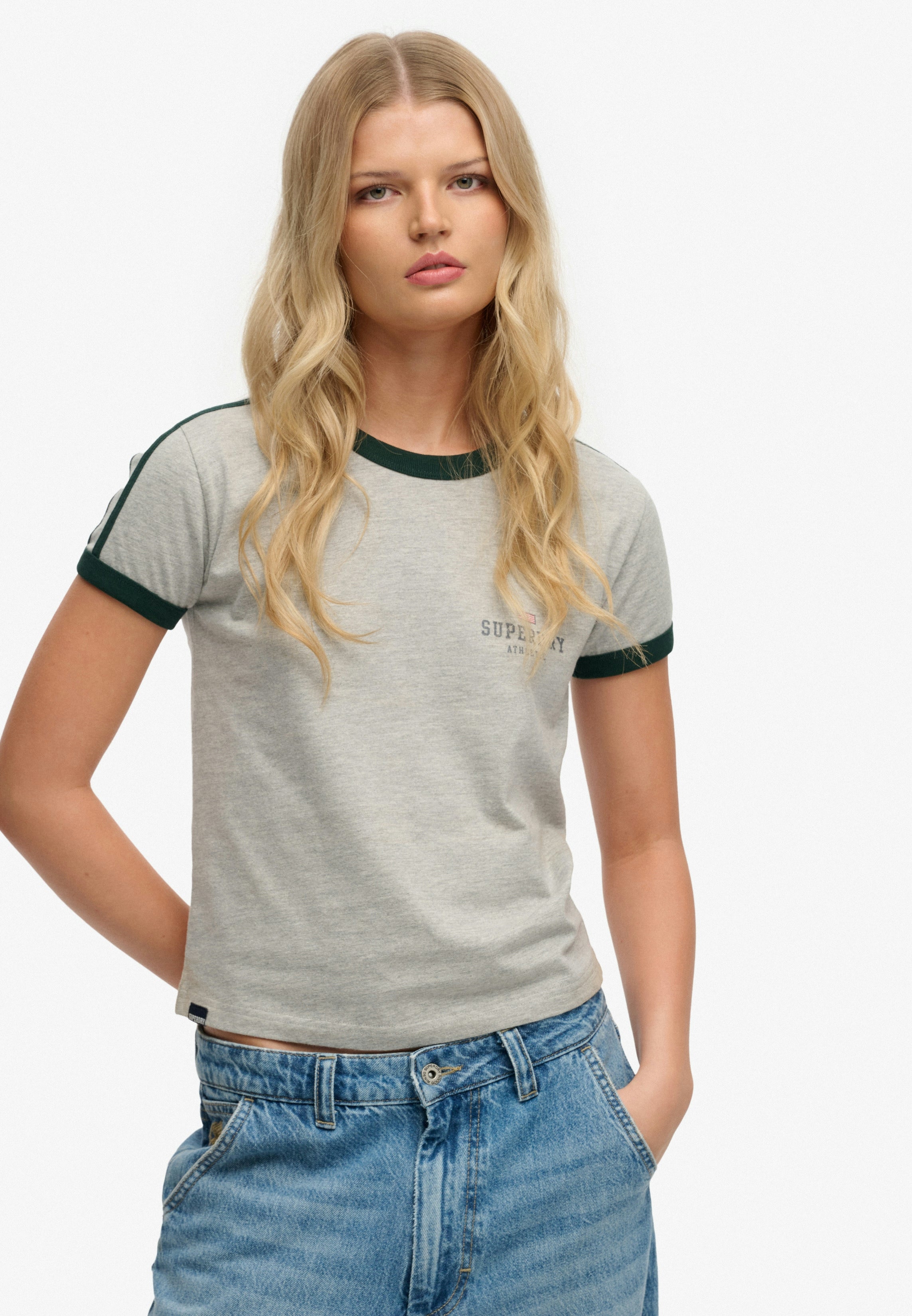Athletic Essentials Graphic Ringer T-Shirt