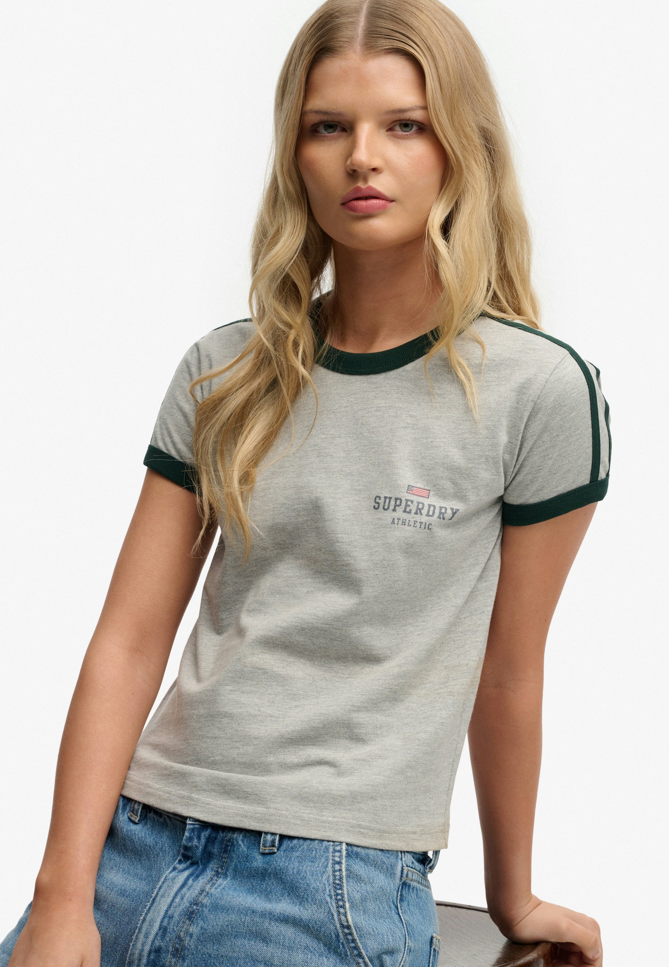 Athletic Essentials Graphic Ringer T-Shirt