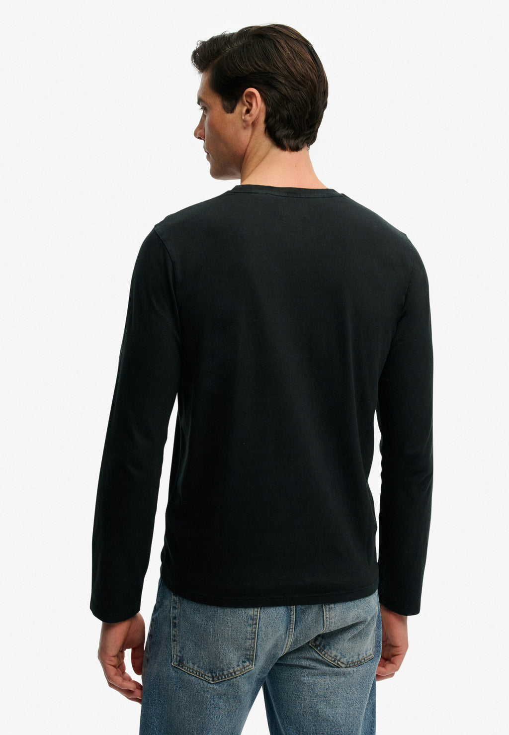 Classic Cotton Linen Long Sleeve Top