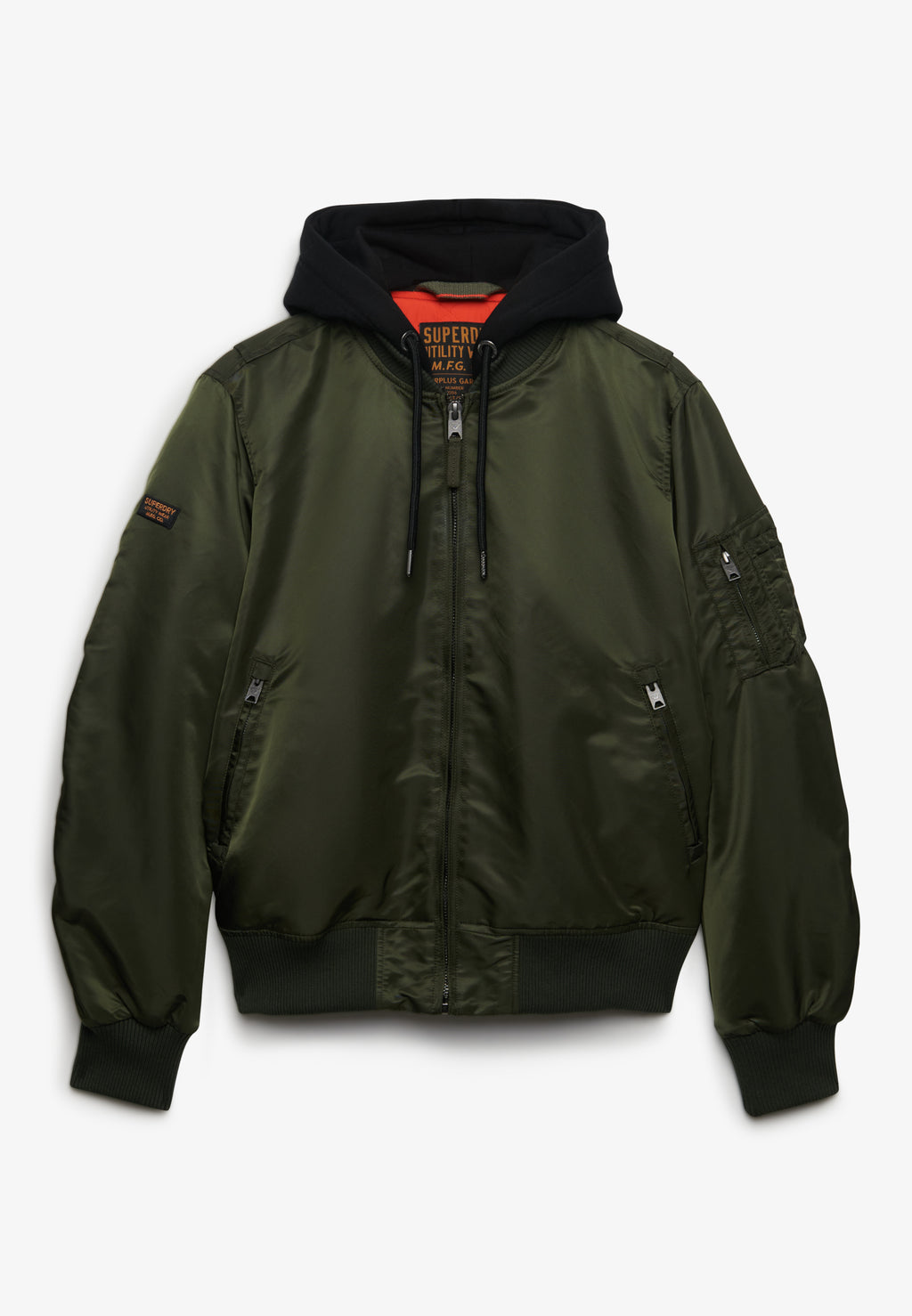 Hooded MA1 Bomber Jacket
