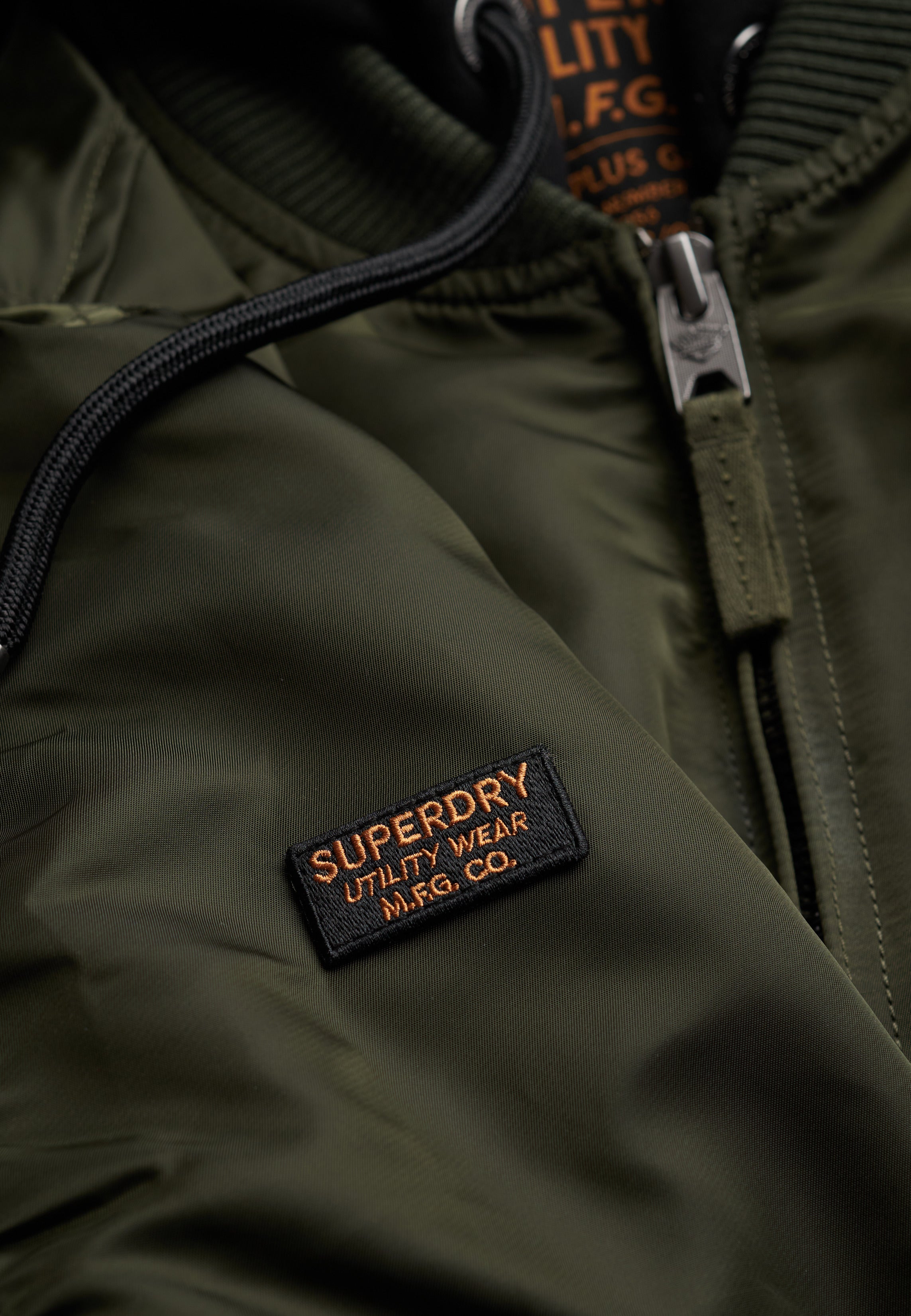 Hooded MA1 Bomber Jacket