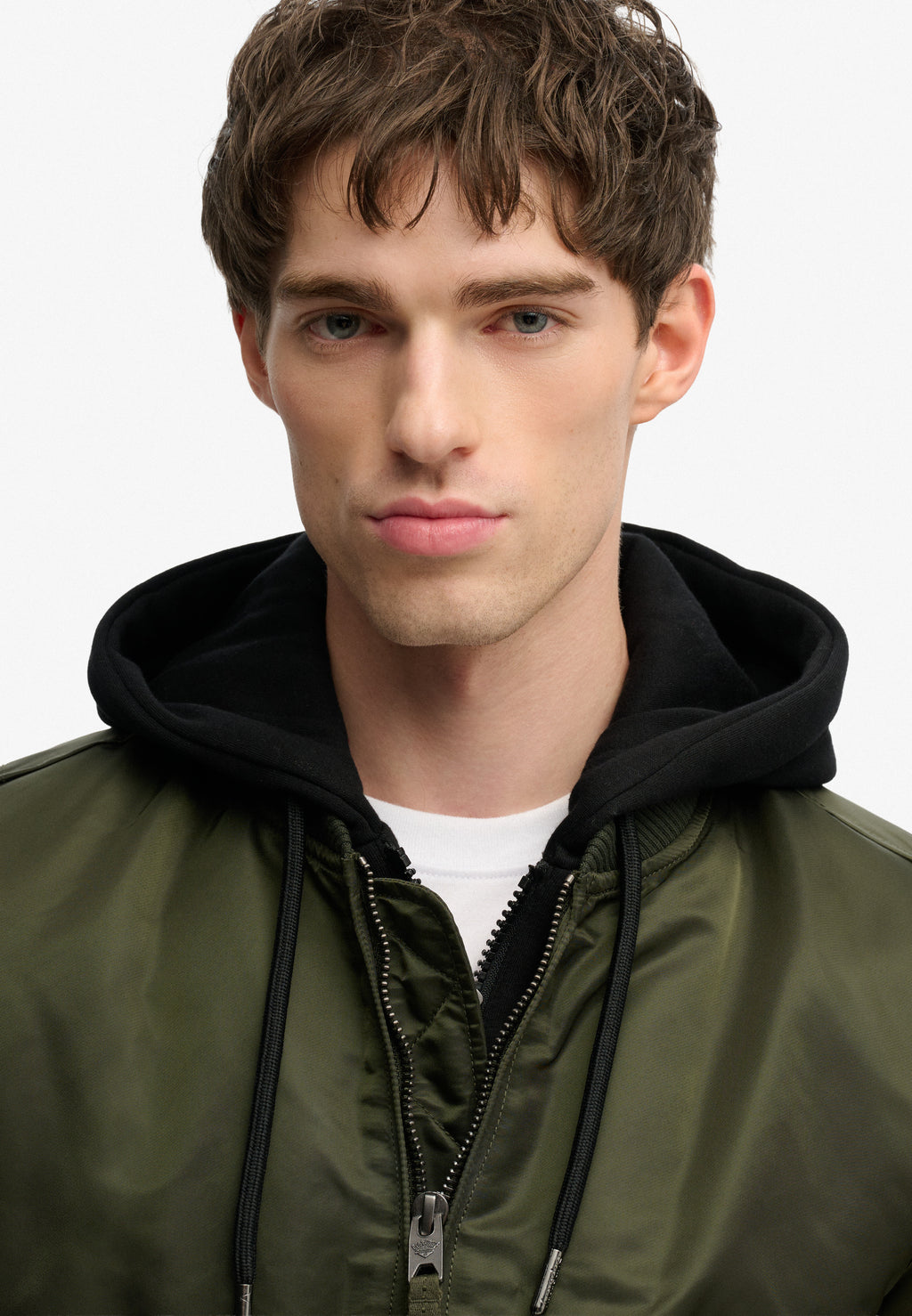 Hooded MA1 Bomber Jacket