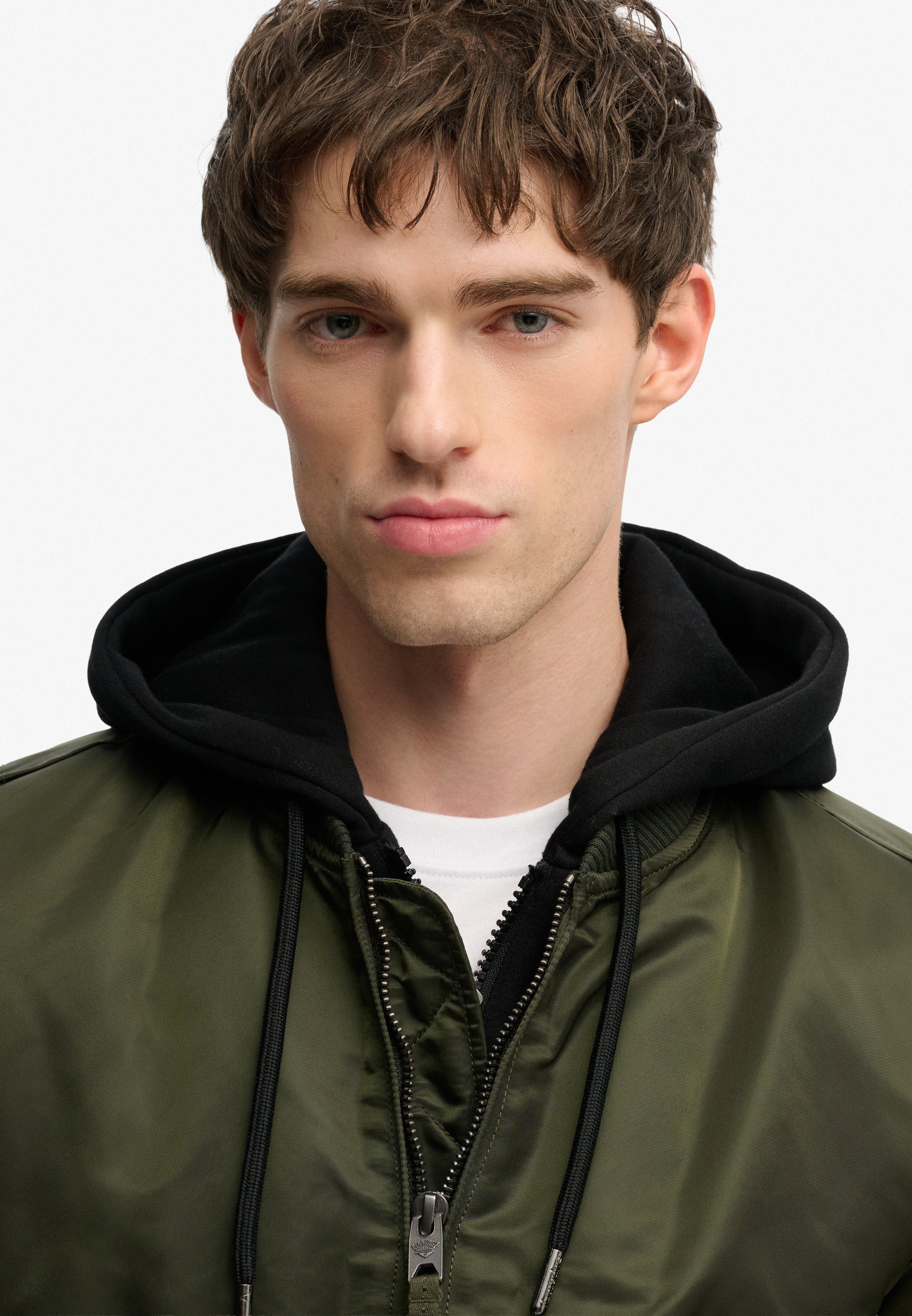 Hooded MA1 Bomber Jacket