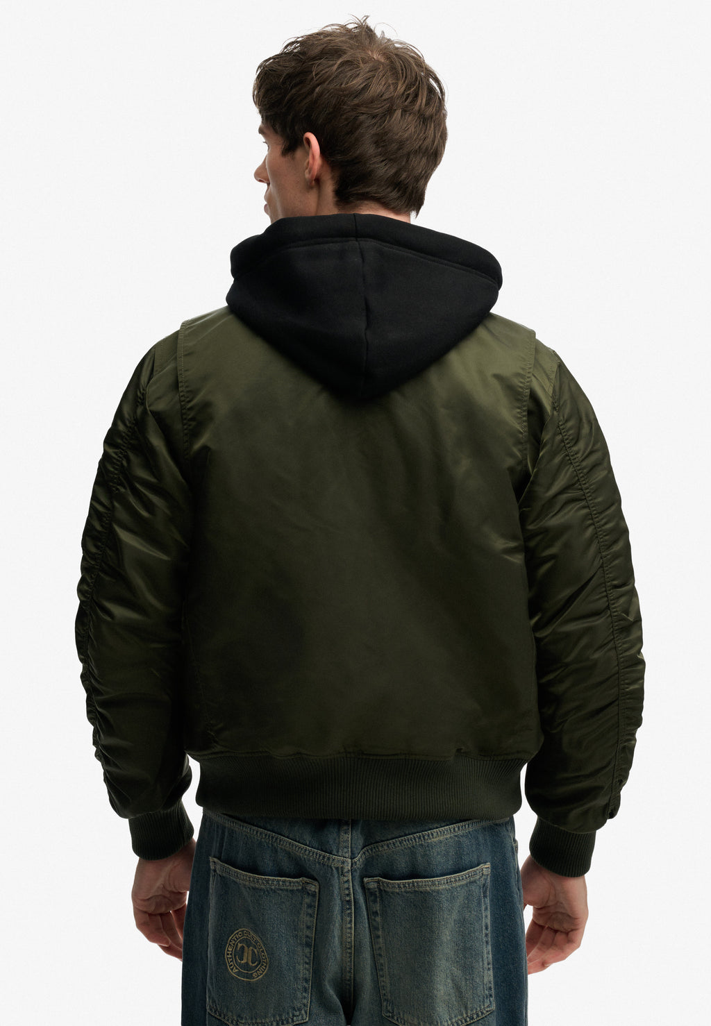 Hooded MA1 Bomber Jacket