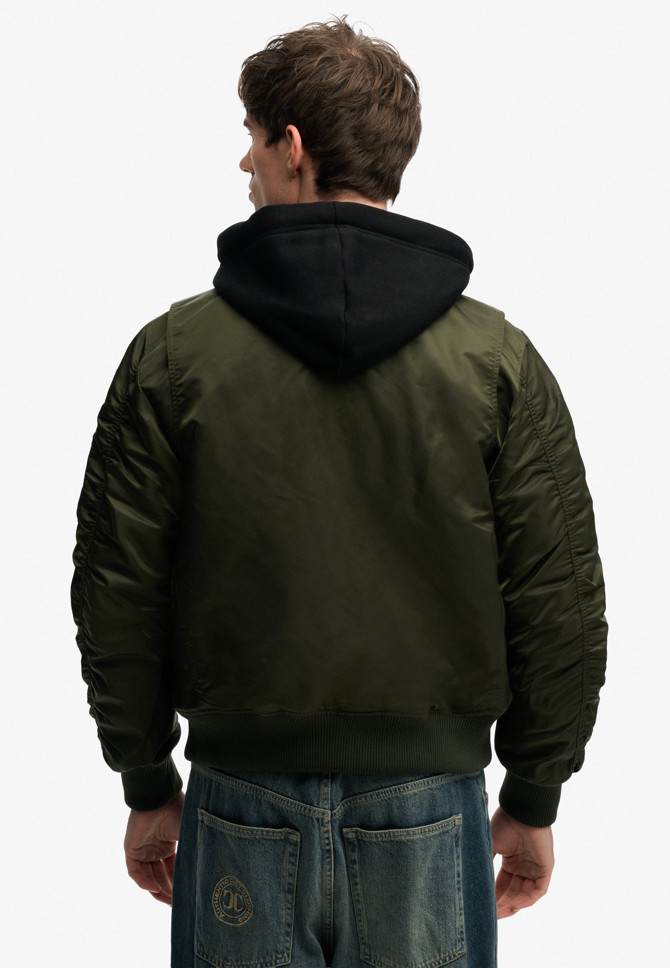 Hooded MA1 Bomber Jacket