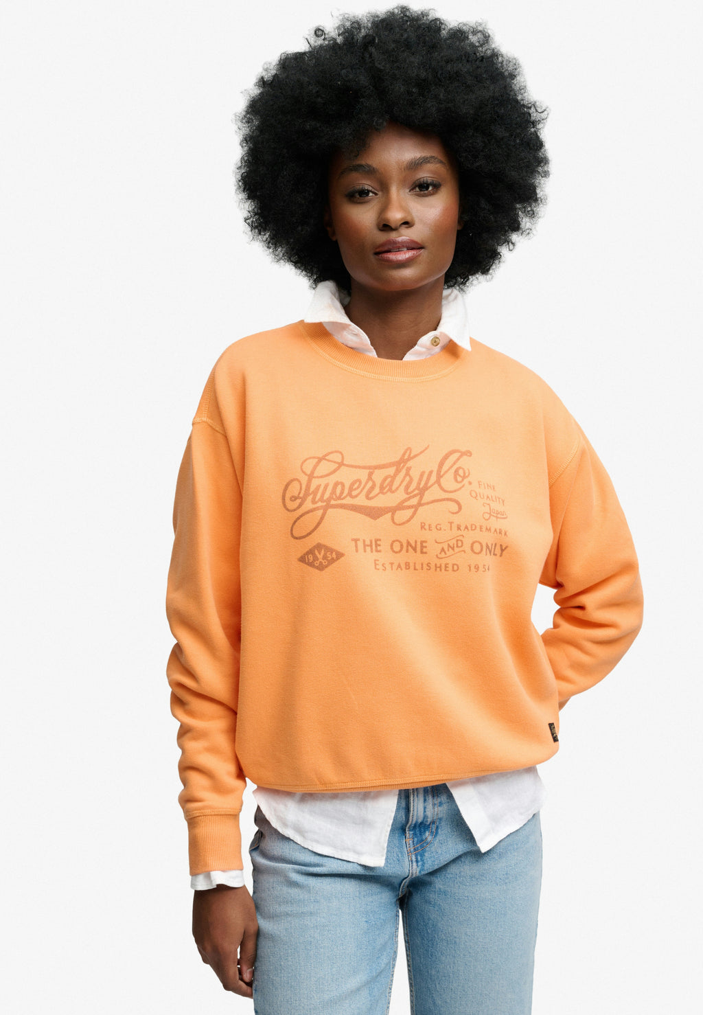 Industry Worker Loose Crew Sweatshirt