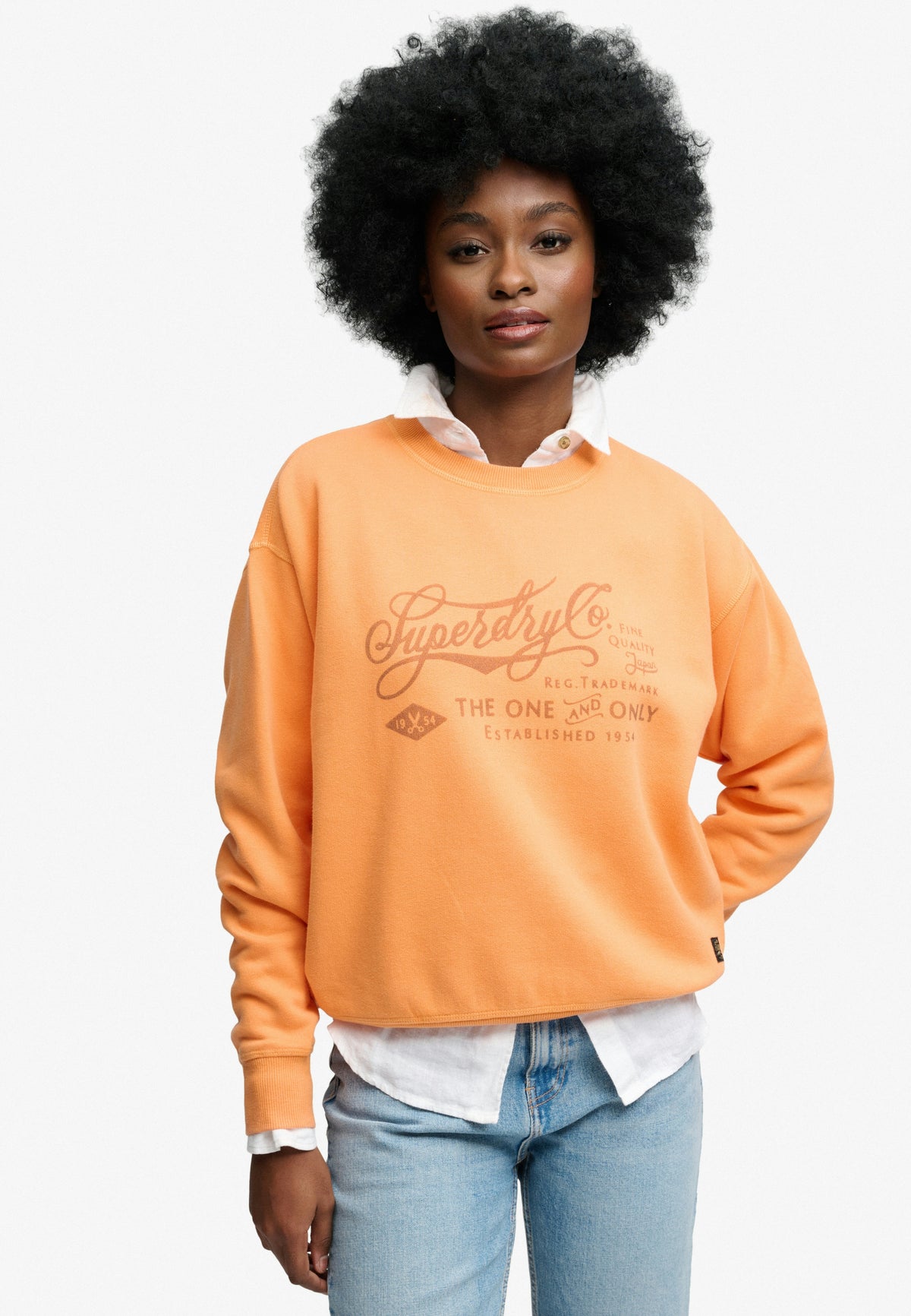 Industry Worker Loose Crew Sweatshirt
