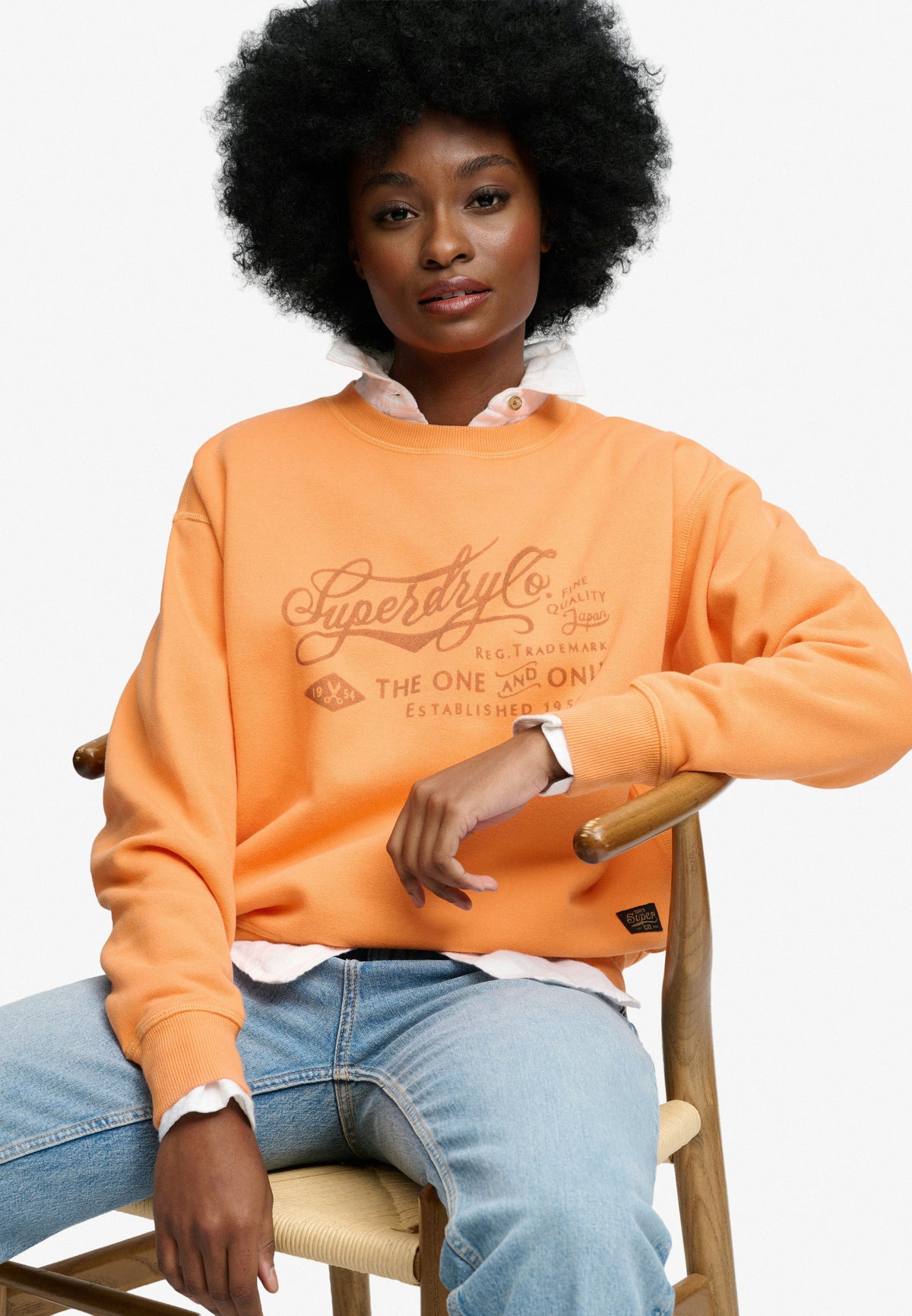 Industry Worker Loose Crew Sweatshirt