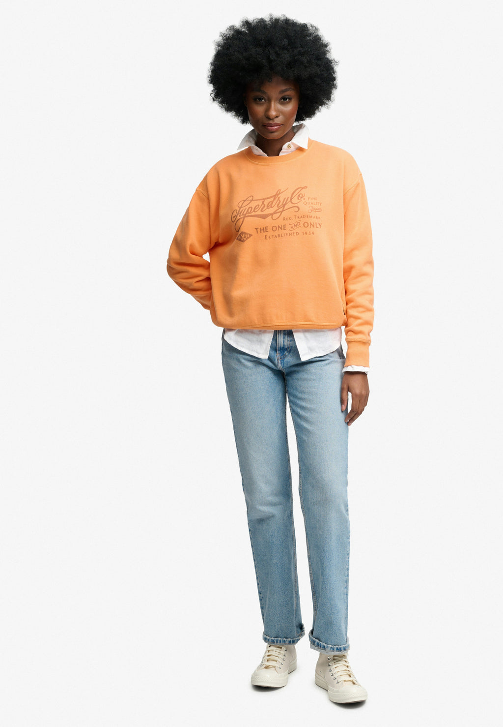 Industry Worker Loose Crew Sweatshirt
