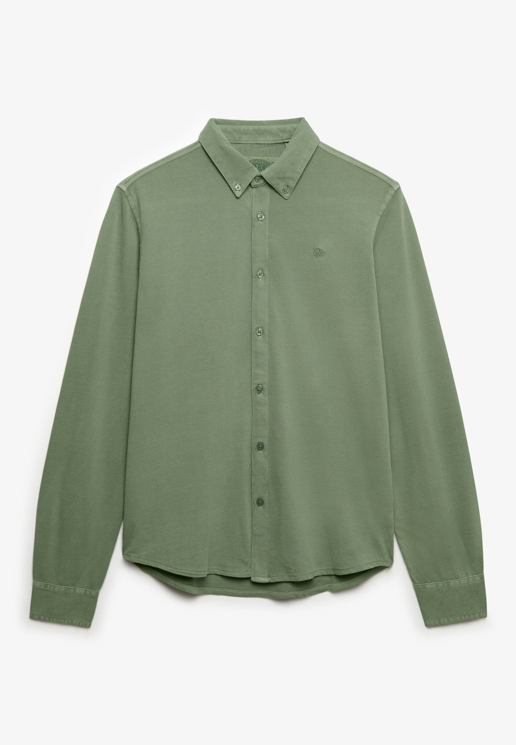 Vintage Destroy Pique Long Sleeve Shirt