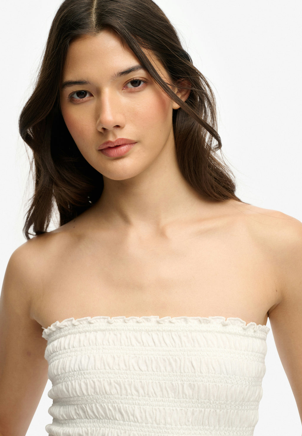 Smocked Jersey Bandeau