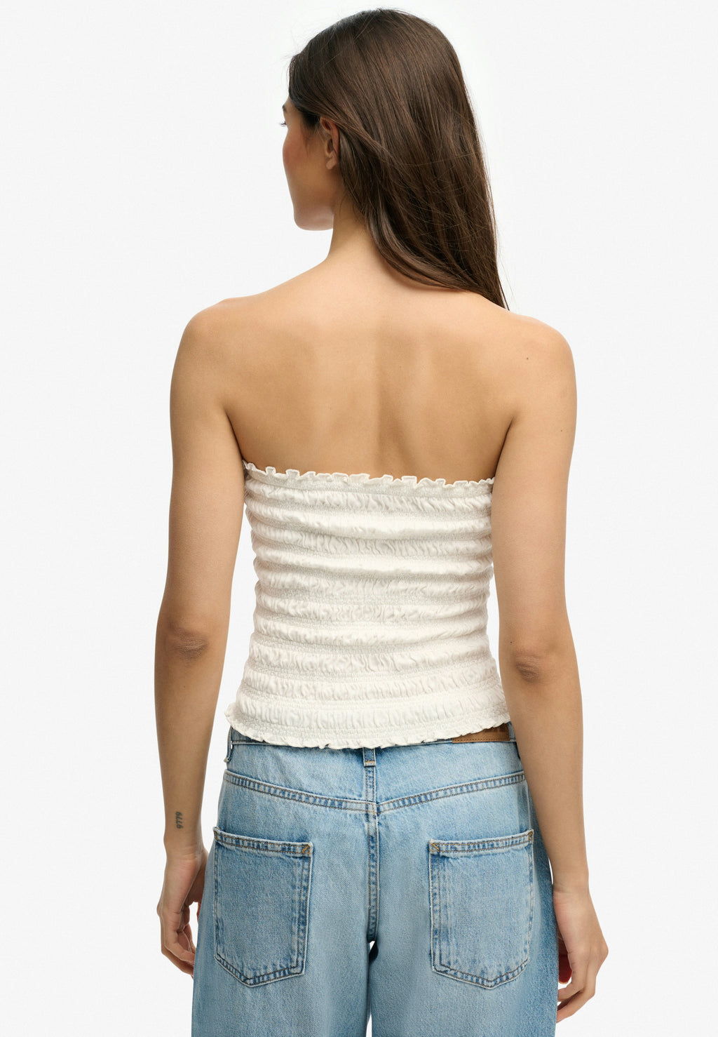 Smocked Jersey Bandeau
