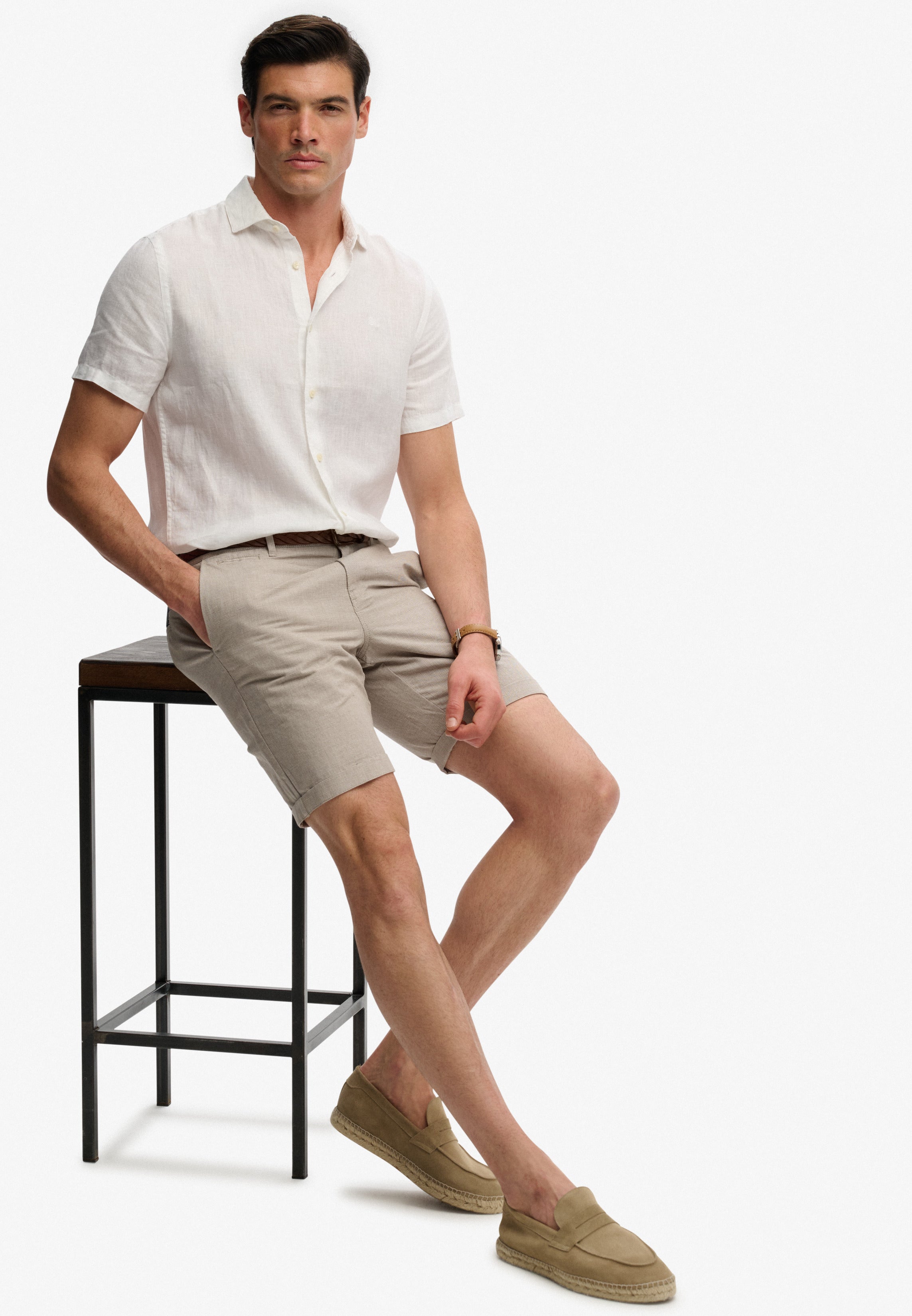 Premium Textured Chino Shorts
