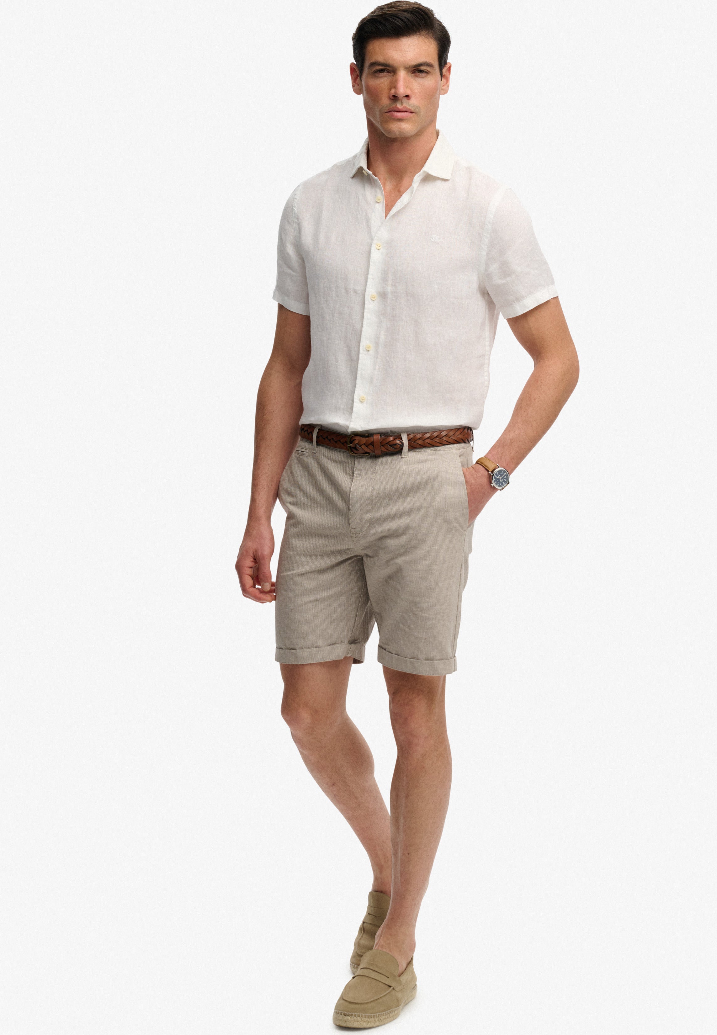 Premium Textured Chino Shorts