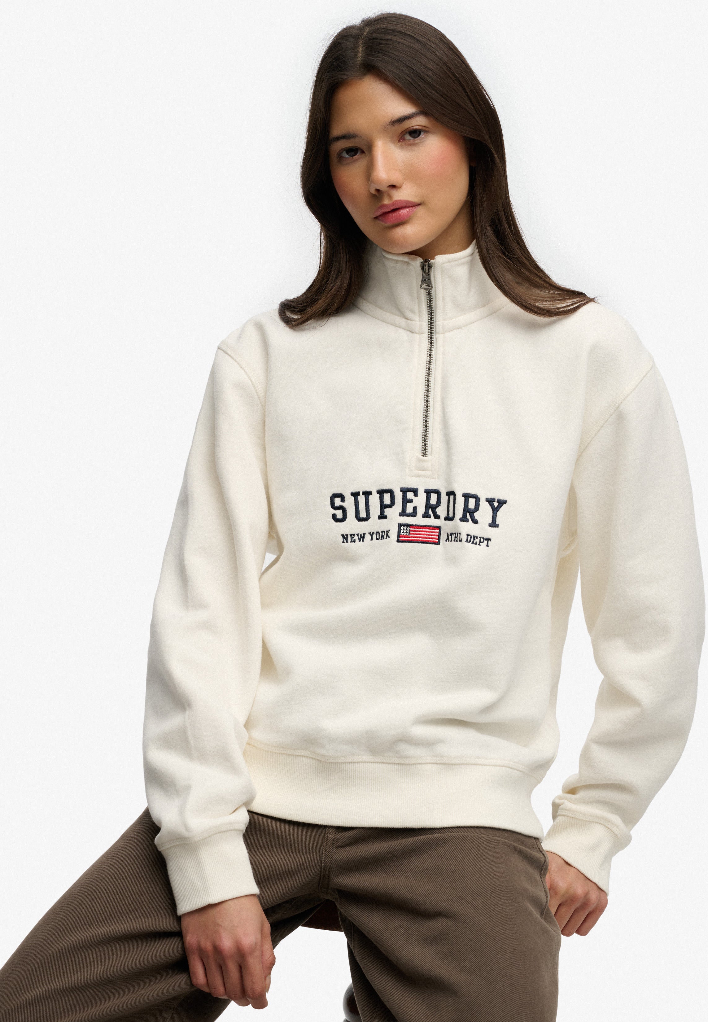 Athletic Essentials Graphic Half Zip Sweatshirt