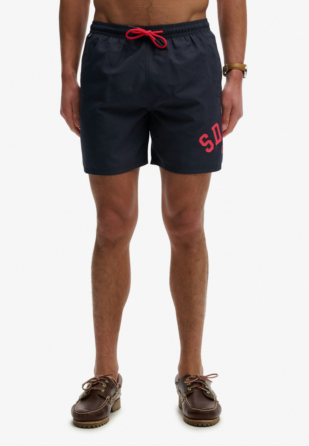 Printed Logo 16-Inch Swim Shorts