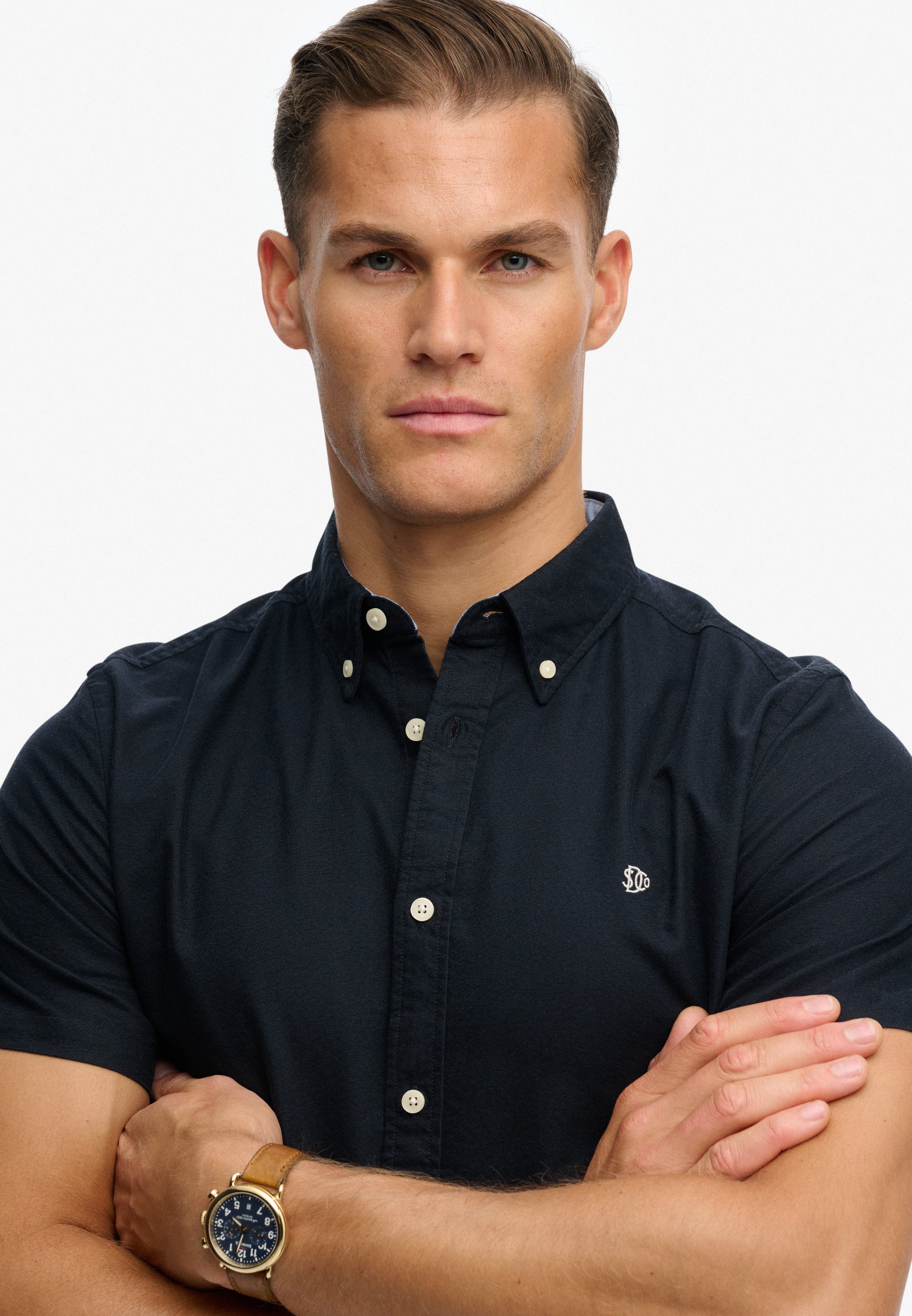 Preppy Oxford Short Sleeve Shirt