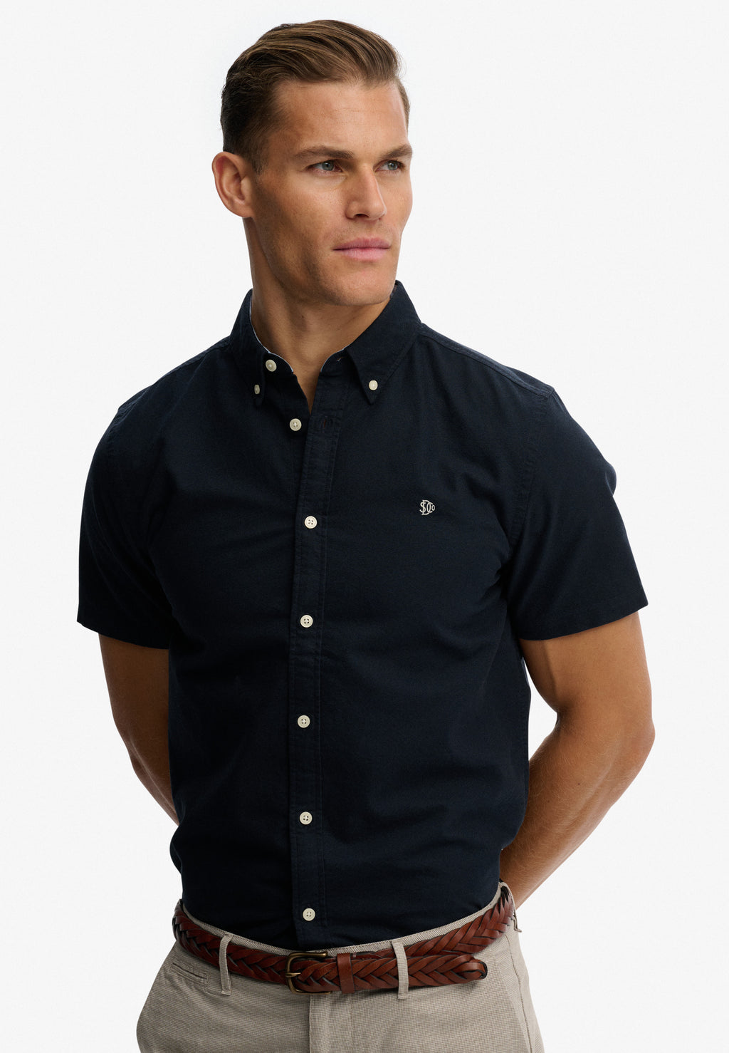 Preppy Oxford Short Sleeve Shirt