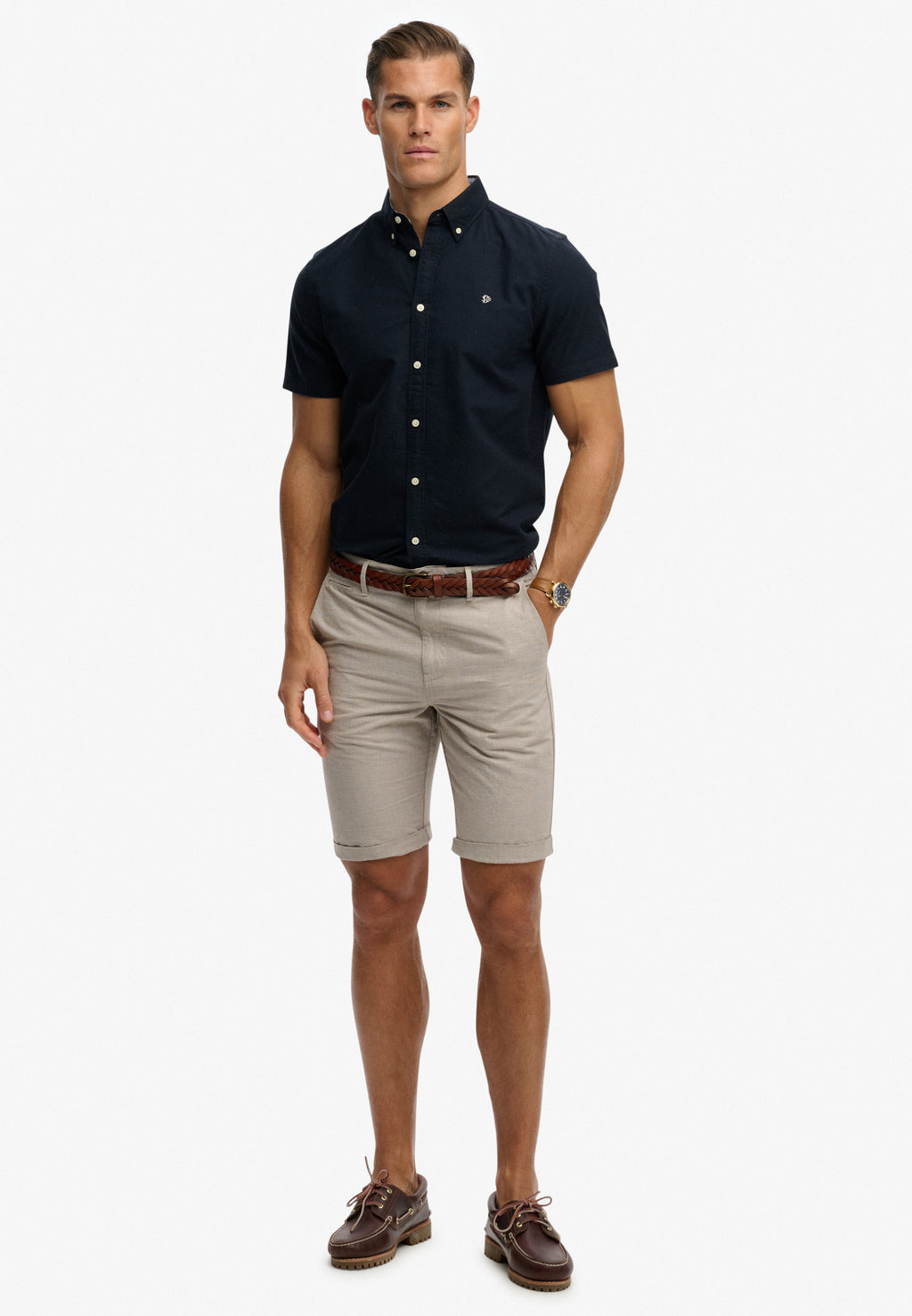 Preppy Oxford Short Sleeve Shirt