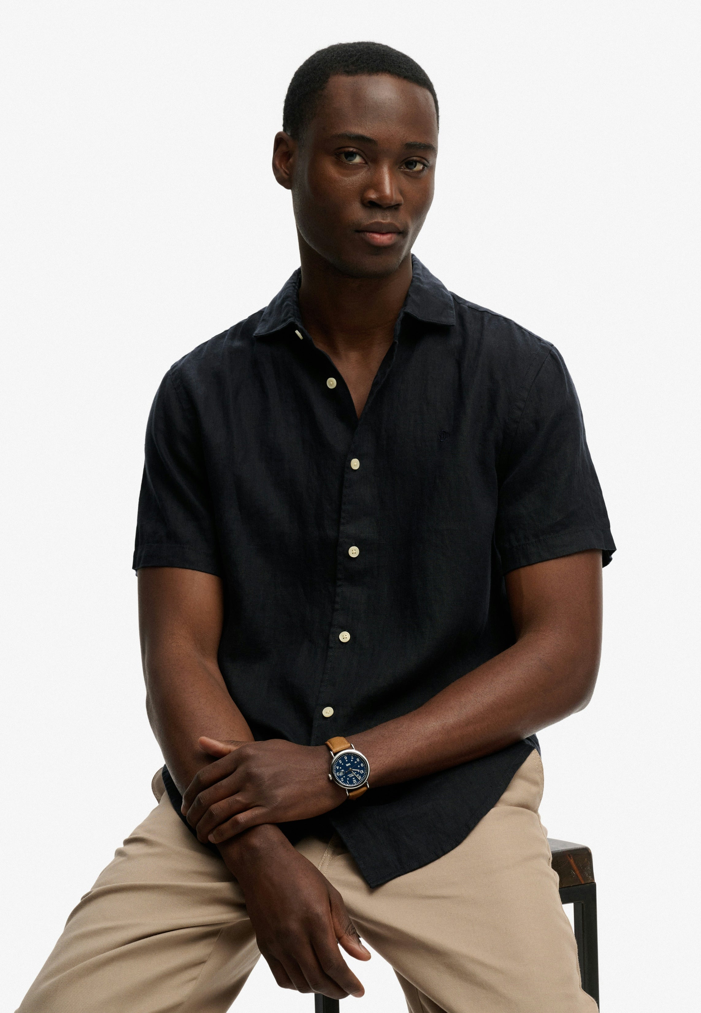 Riviera Short Sleeve Linen Shirt