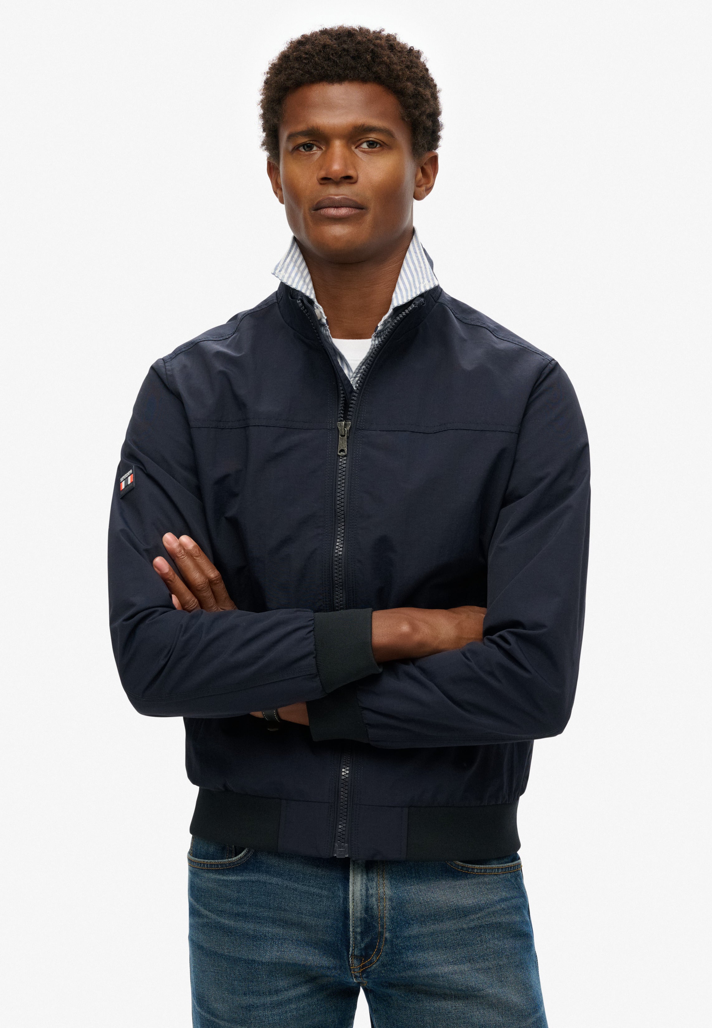 Nylon Harrington Jacket