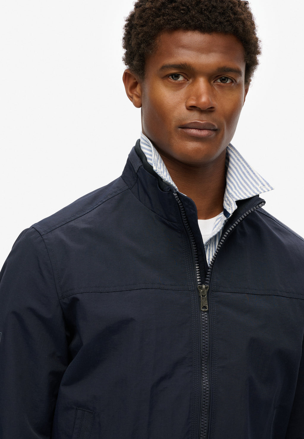 Nylon Harrington Jacket