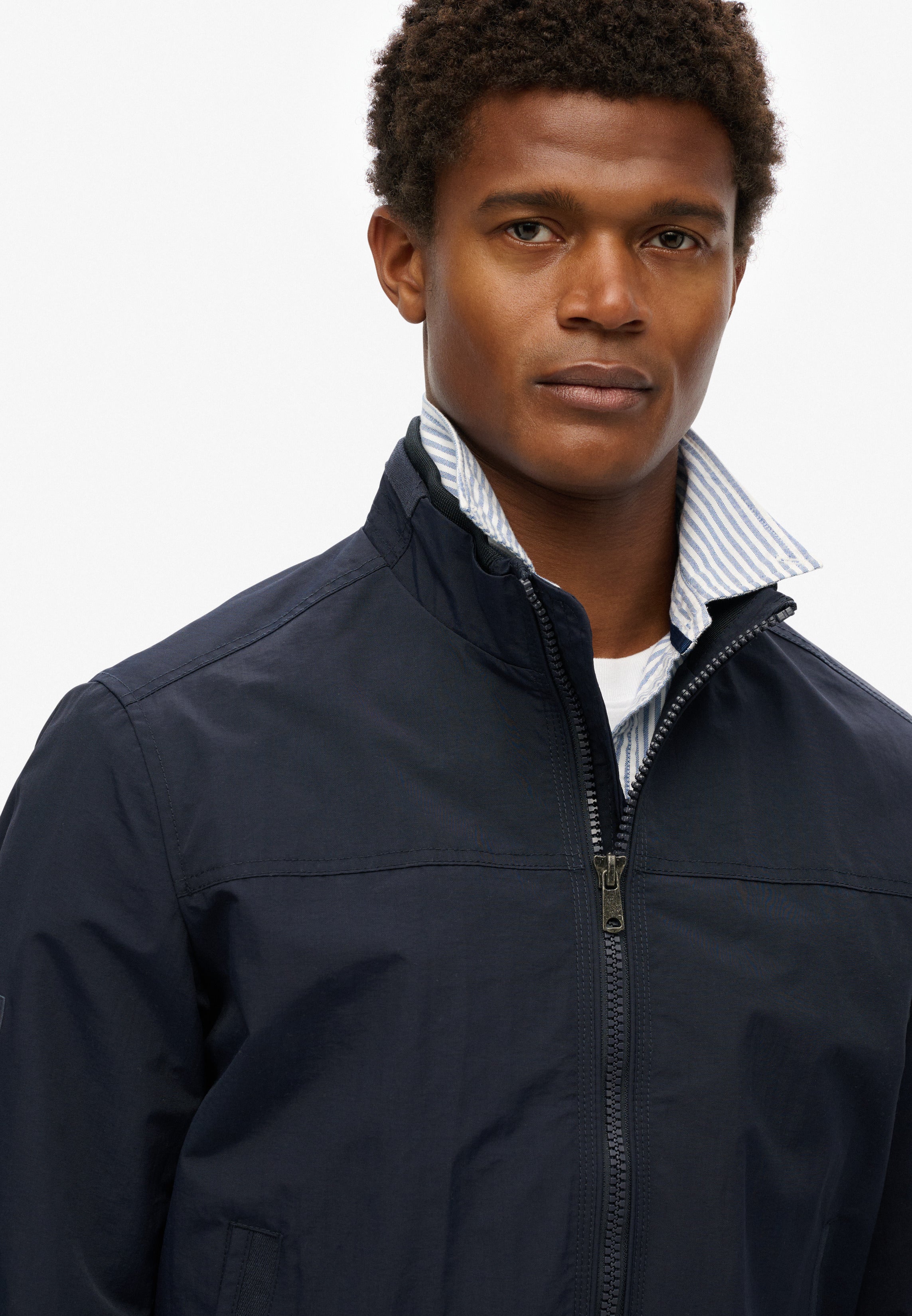 Nylon Harrington Jacket