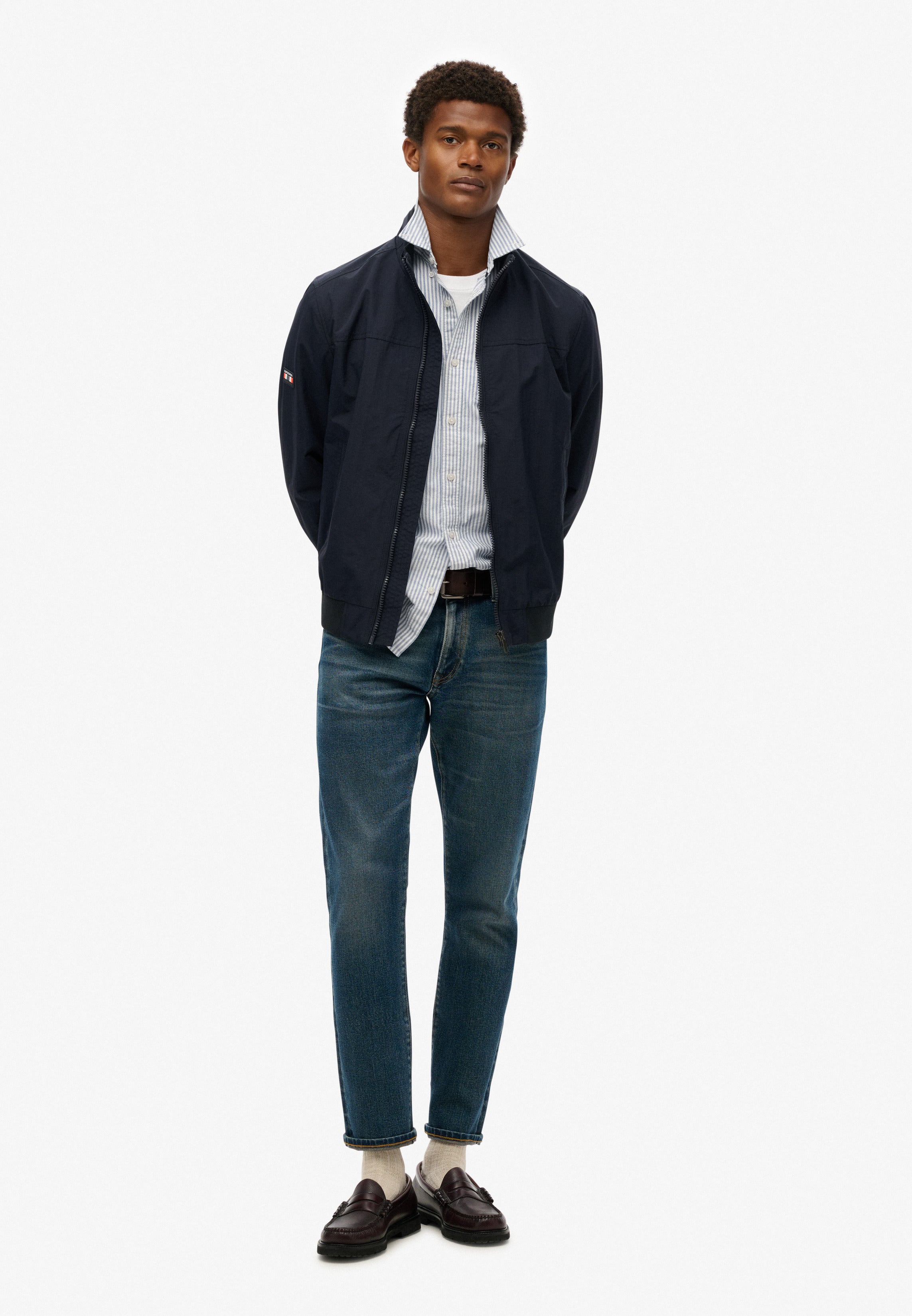 Nylon Harrington Jacket