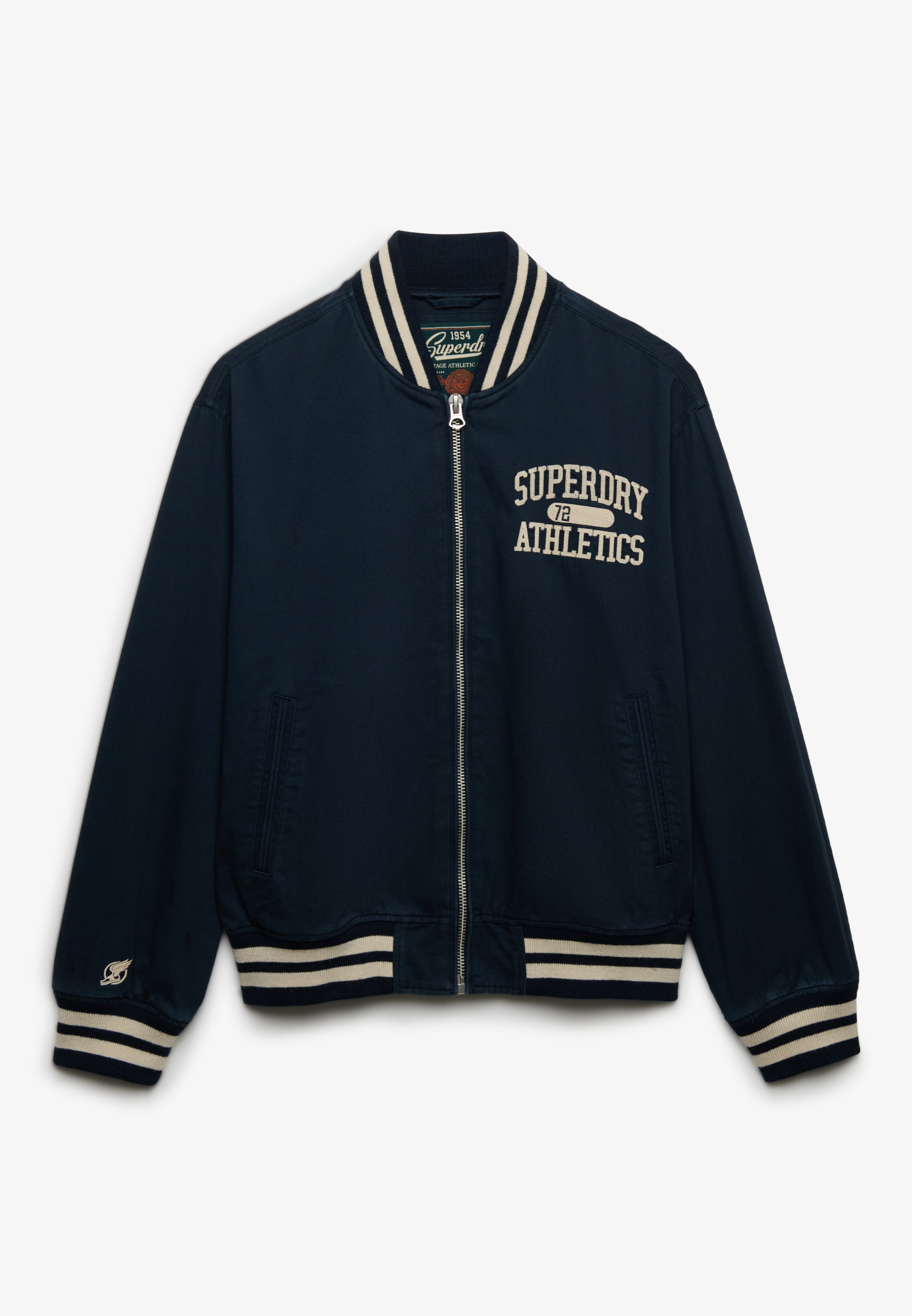 Twill Varsity Bomber Jacket