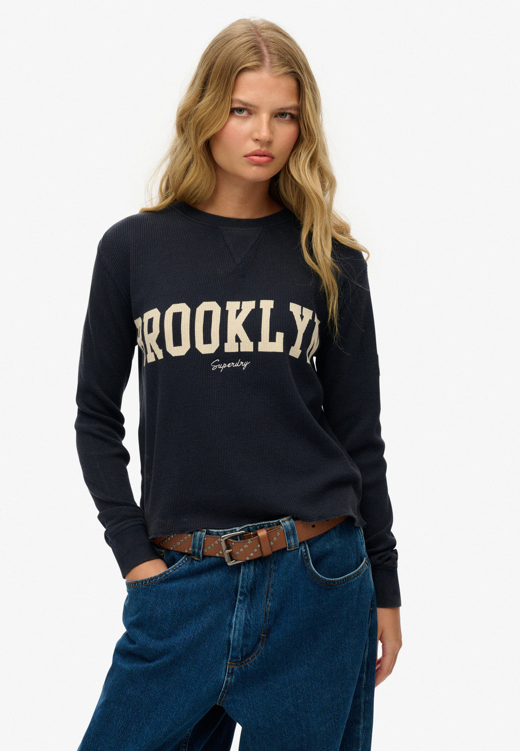 Athletic Essential Graphic Long Sleeve Top