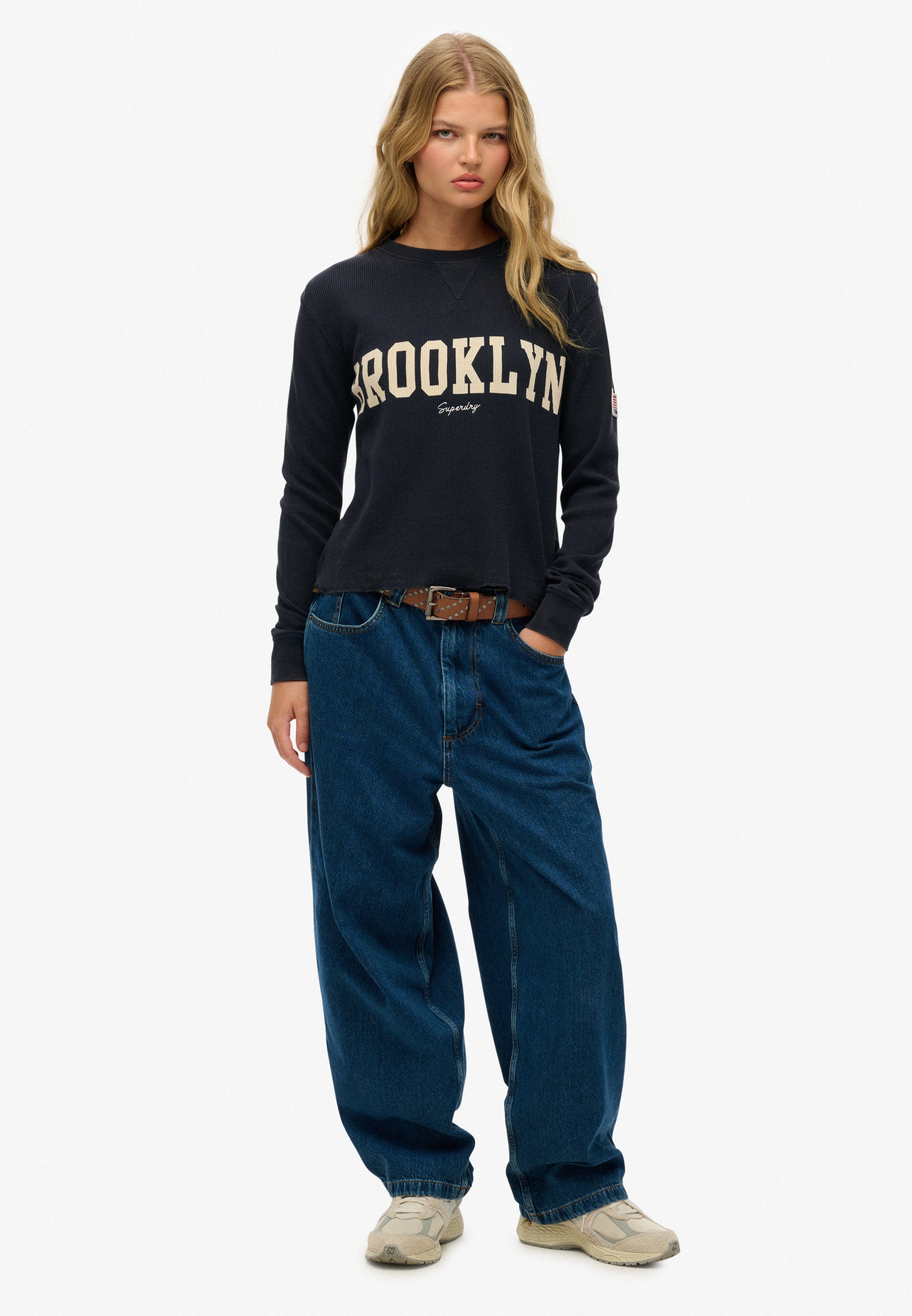 Athletic Essential Graphic Long Sleeve Top