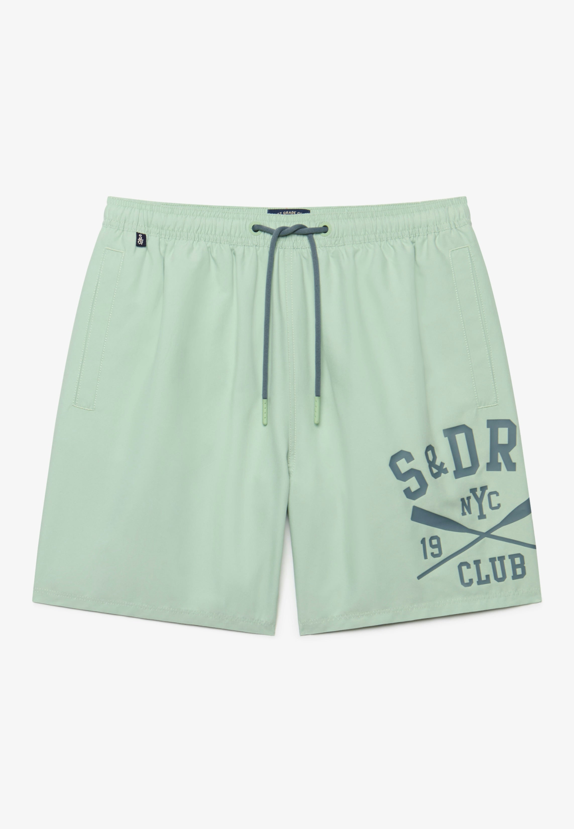 Printed Logo 16-Inch Swim Shorts