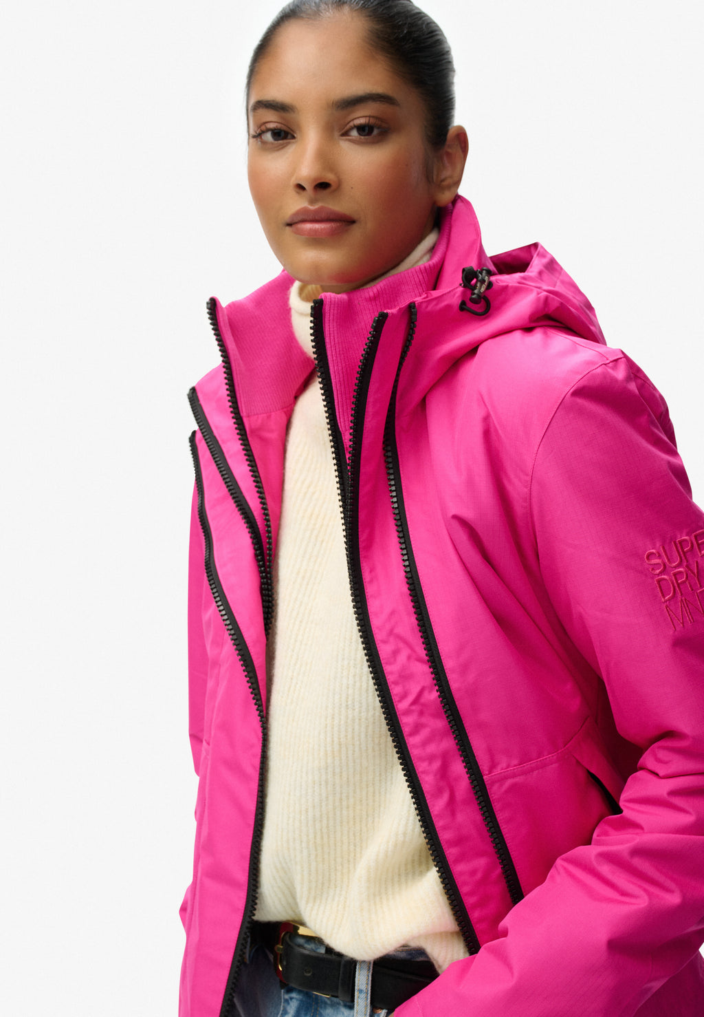Hooded Mountain Windbreaker Jacket