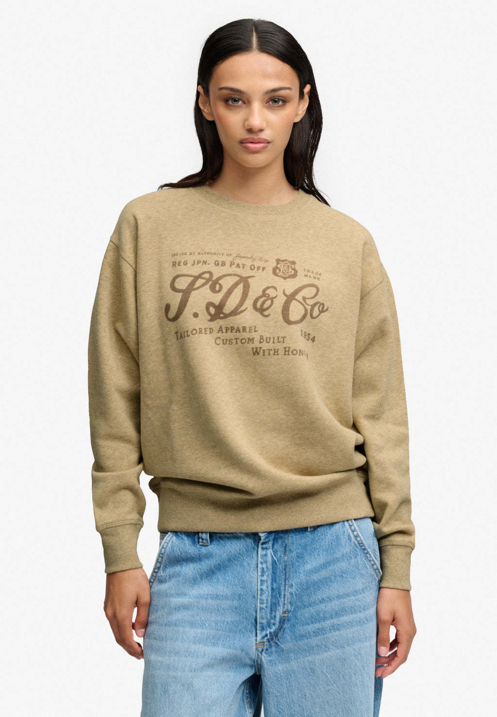 Industry Worker Loose Crew Sweatshirt