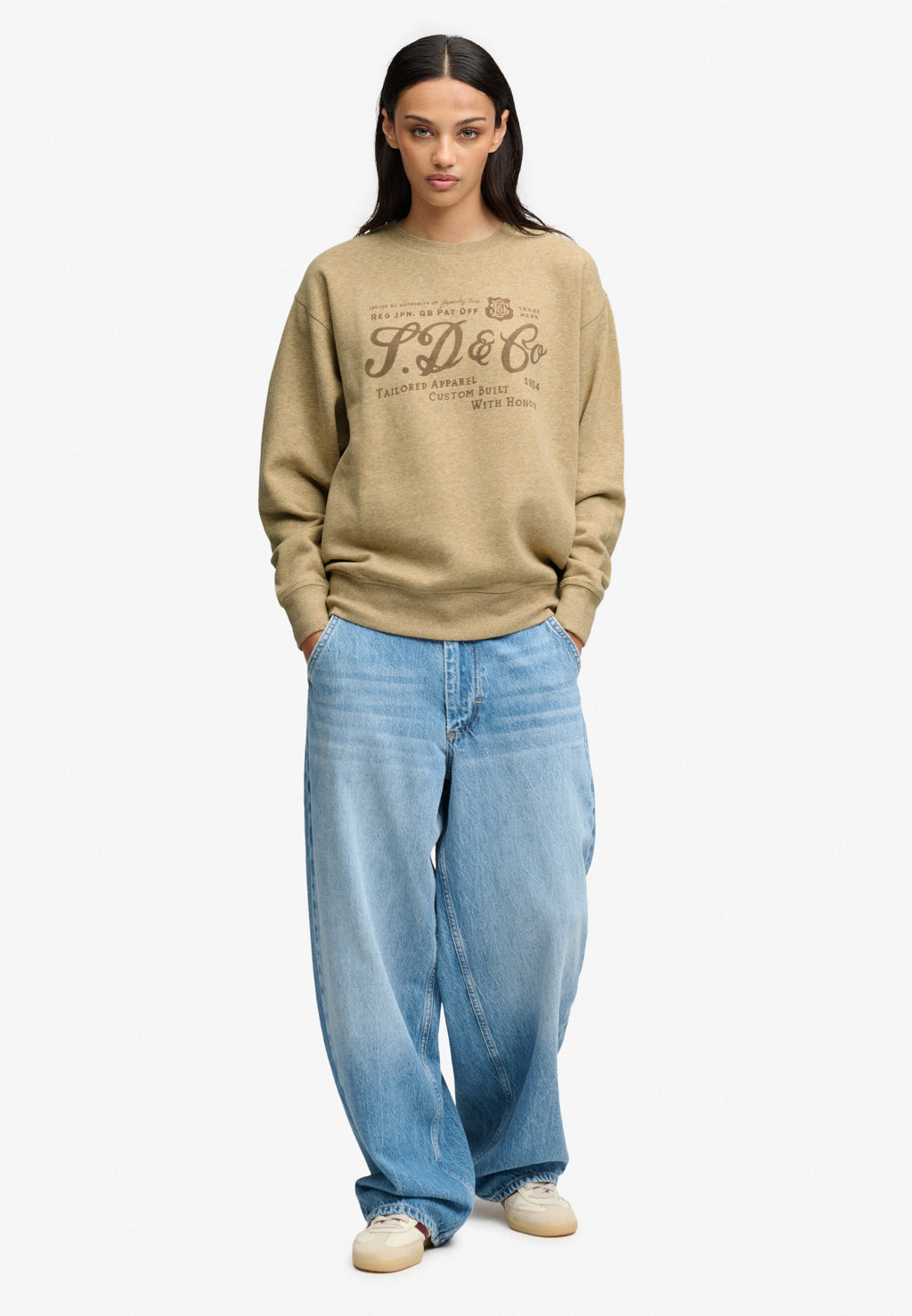 Industry Worker Loose Crew Sweatshirt