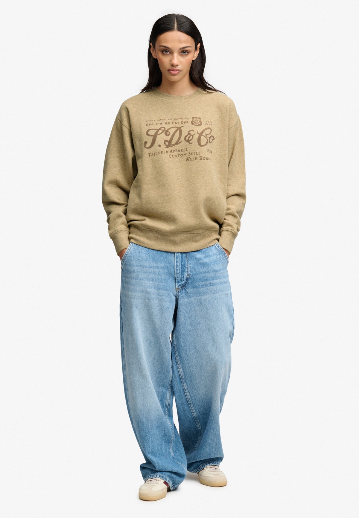 Industry Worker Loose Crew Sweatshirt