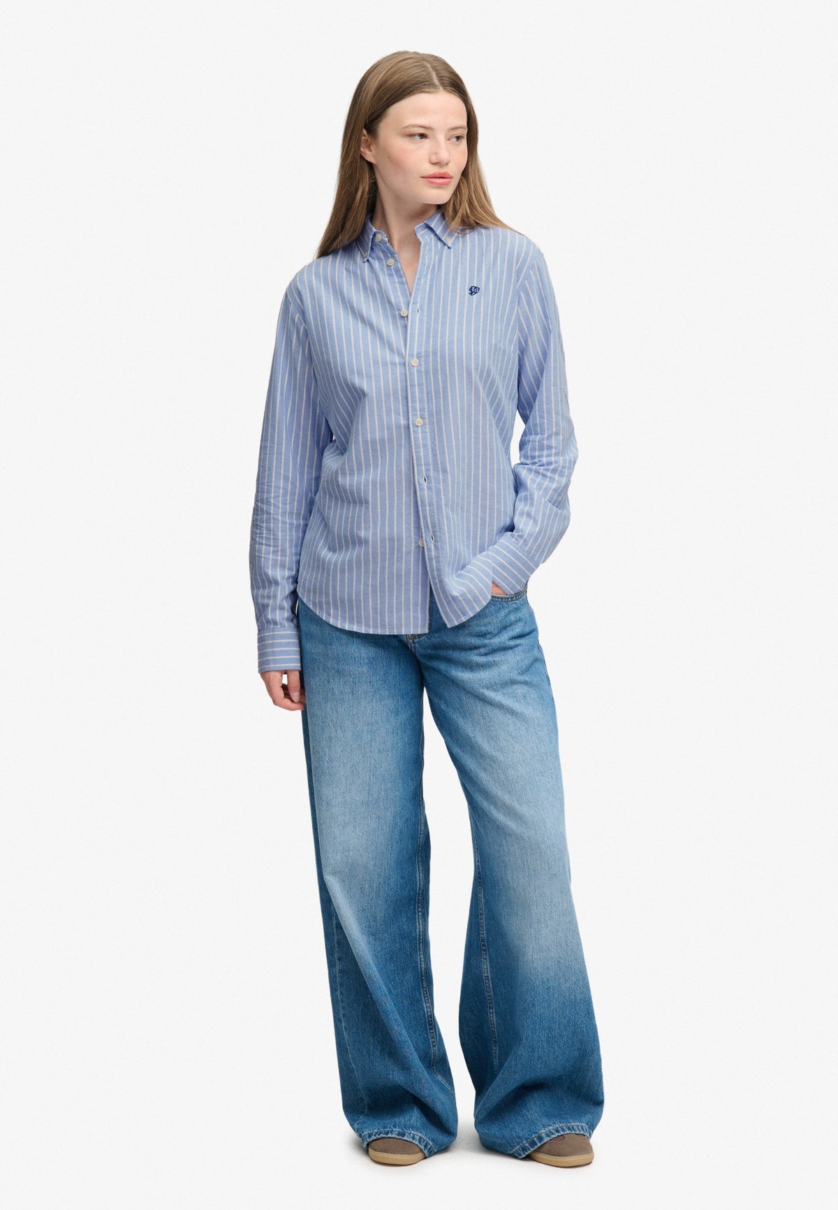 Slim Oxford Button Down Long Sleeve Shirt