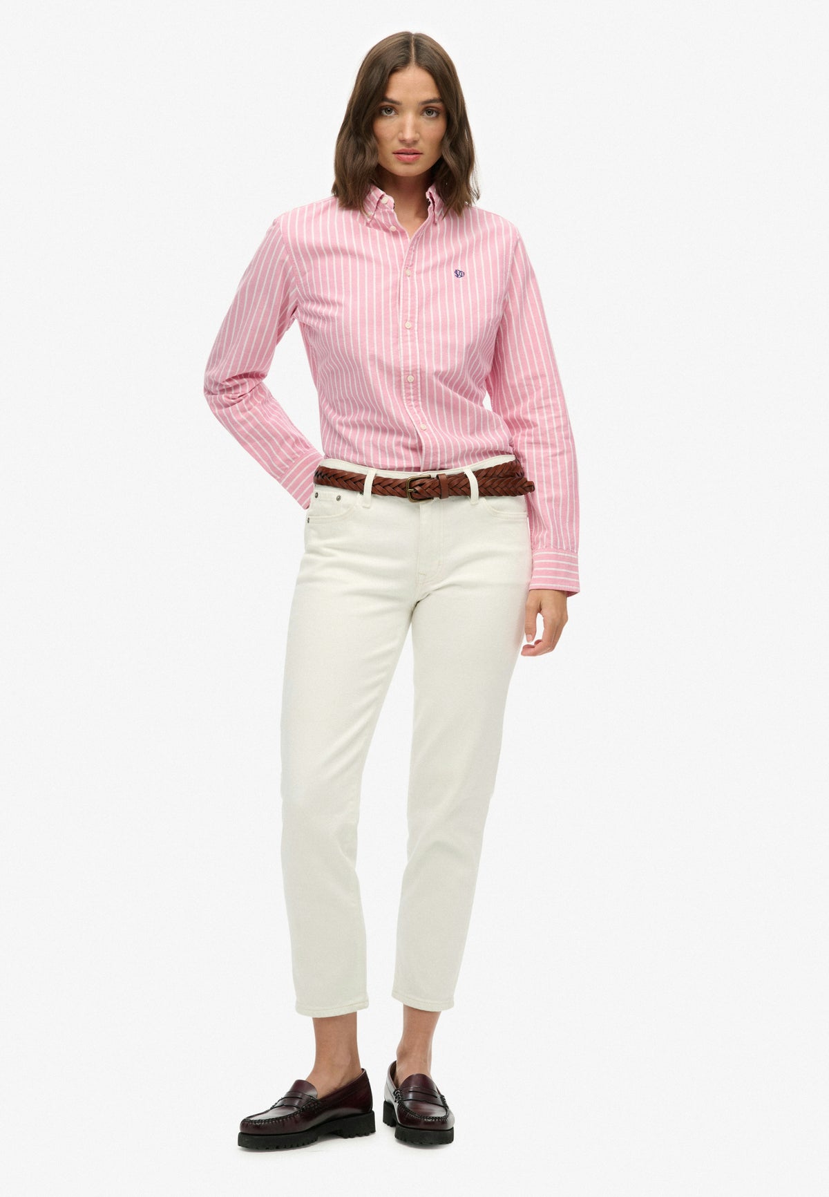Slim Oxford Button Down Long Sleeve Shirt
