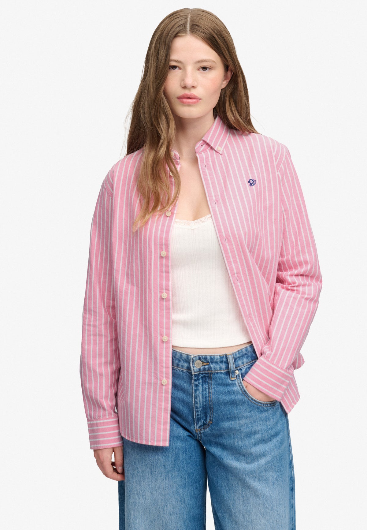 Slim Oxford Button Down Long Sleeve Shirt