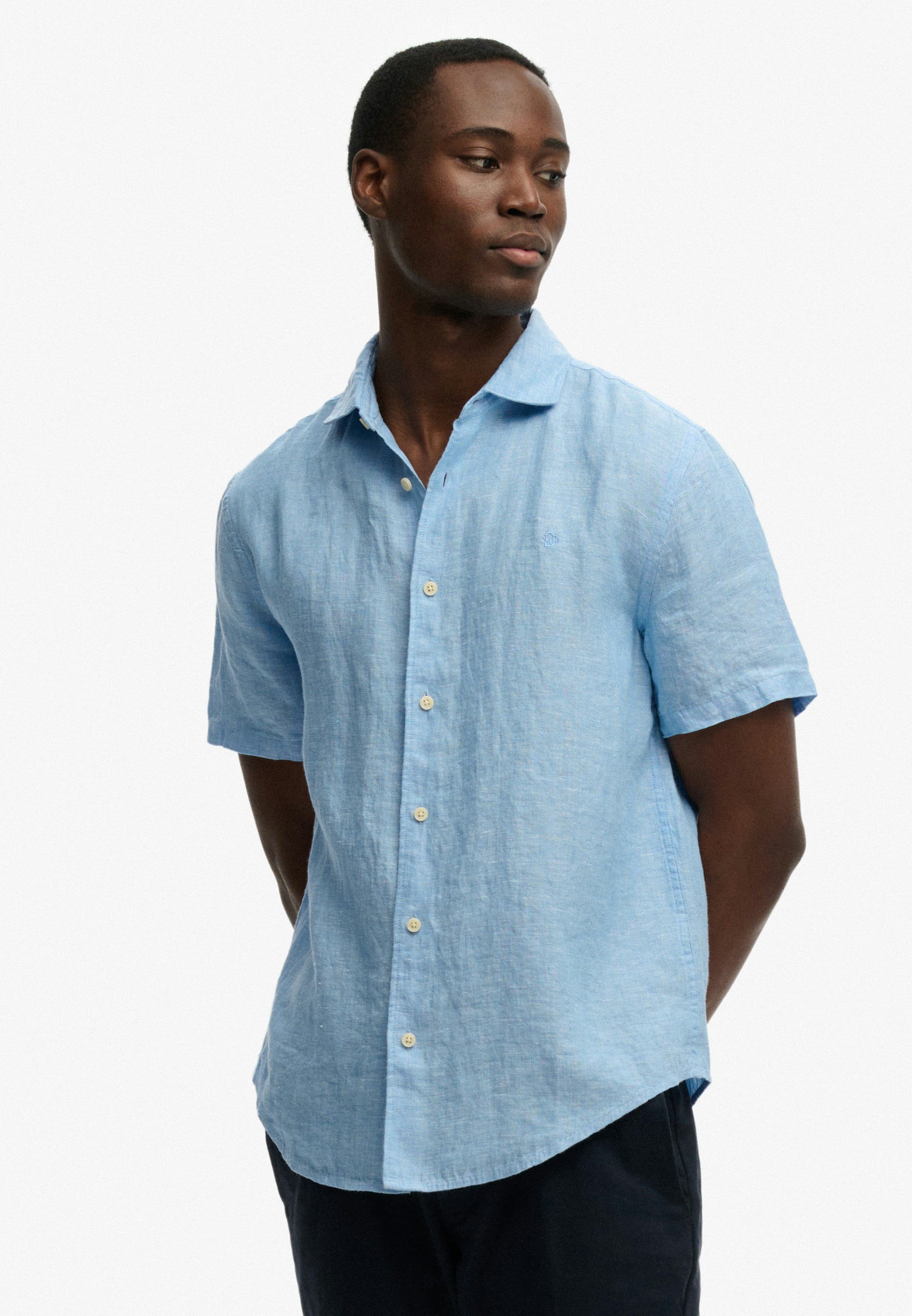 Riviera Short Sleeve Linen Shirt
