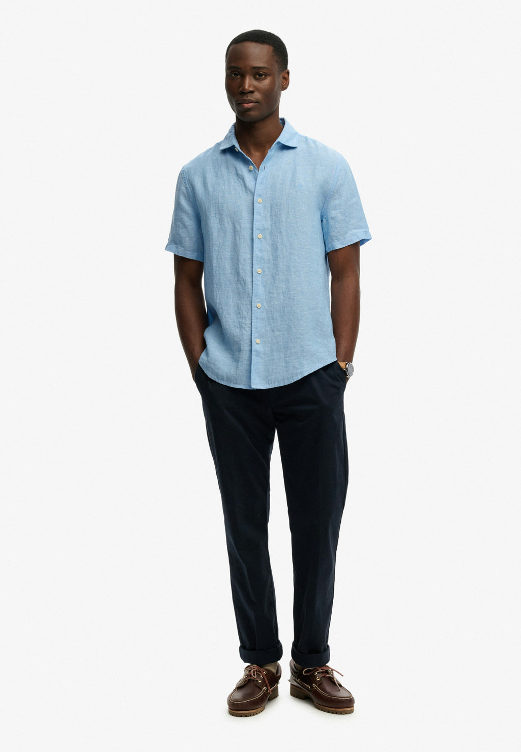 Riviera Short Sleeve Linen Shirt