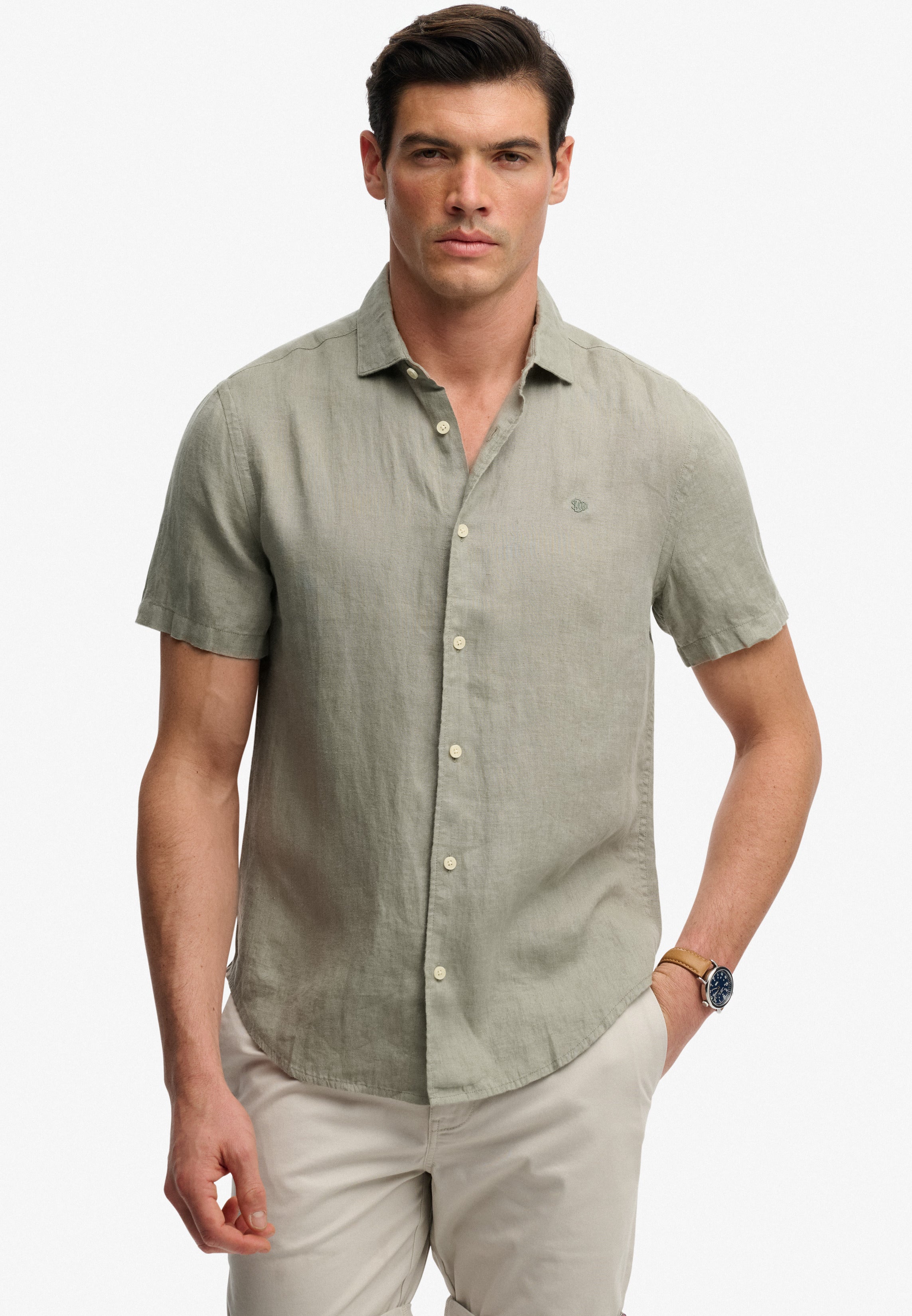 Riviera Short Sleeve Linen Shirt