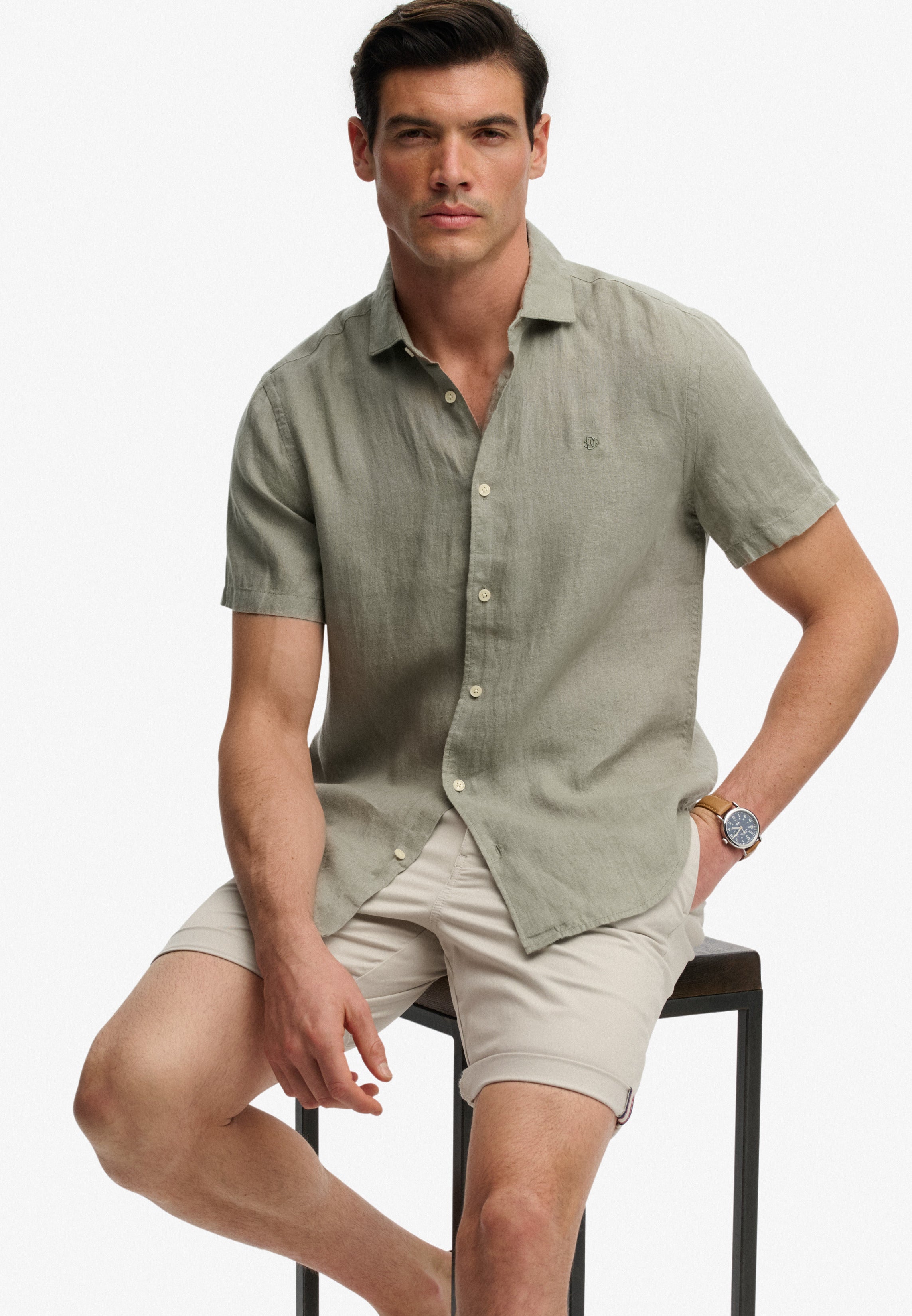Riviera Short Sleeve Linen Shirt