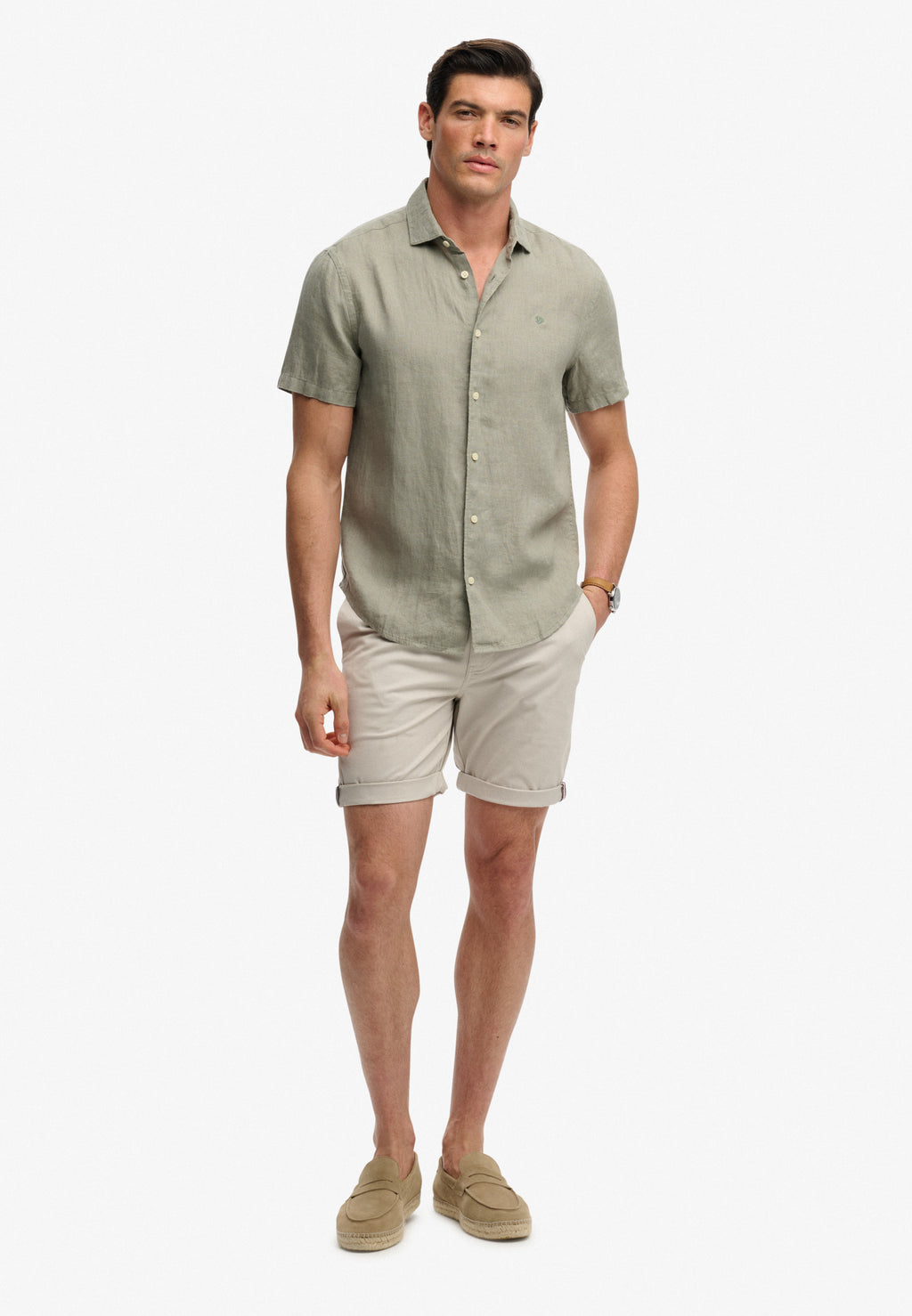 Riviera Short Sleeve Linen Shirt