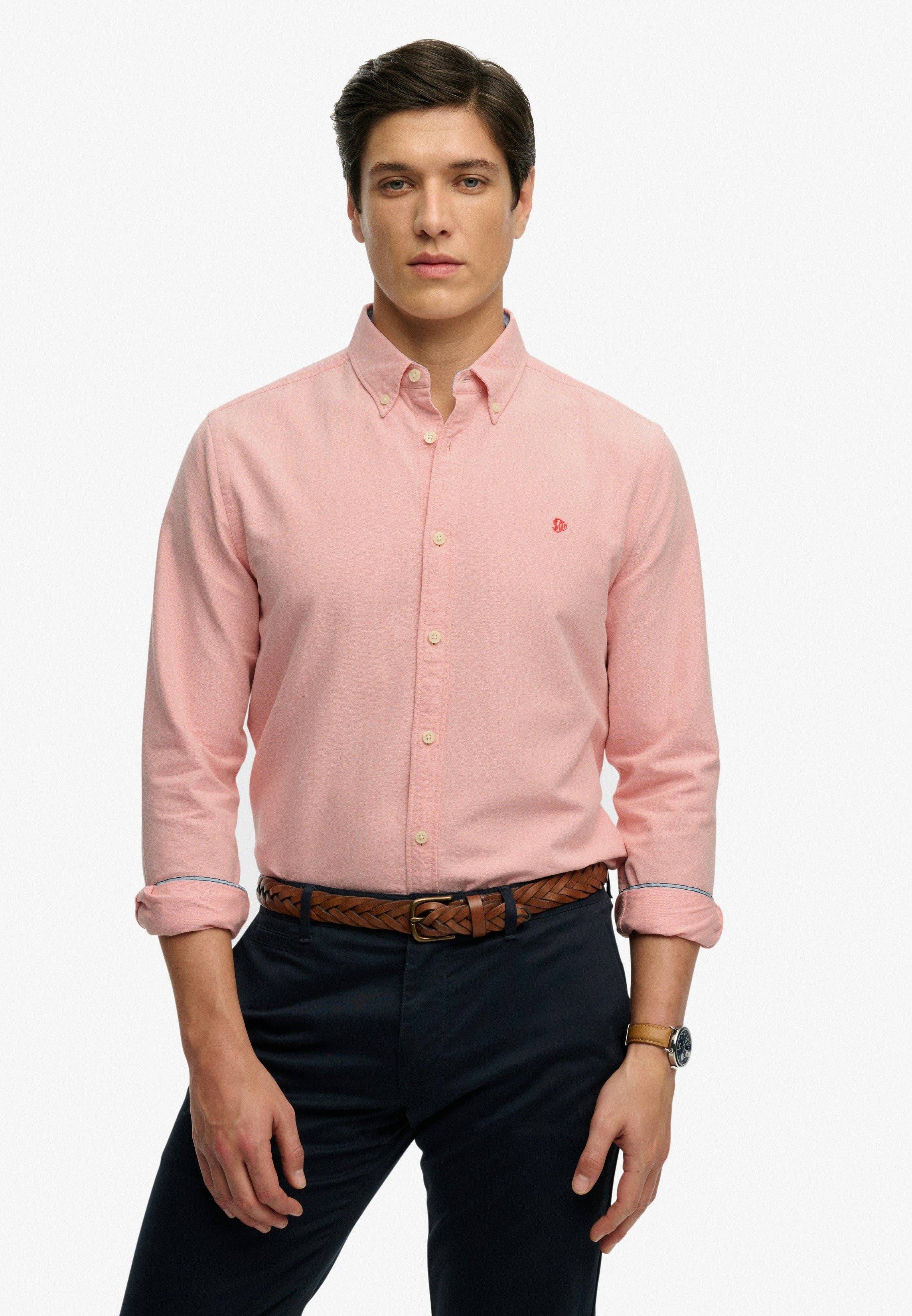 Preppy Oxford Long Sleeve Shirt
