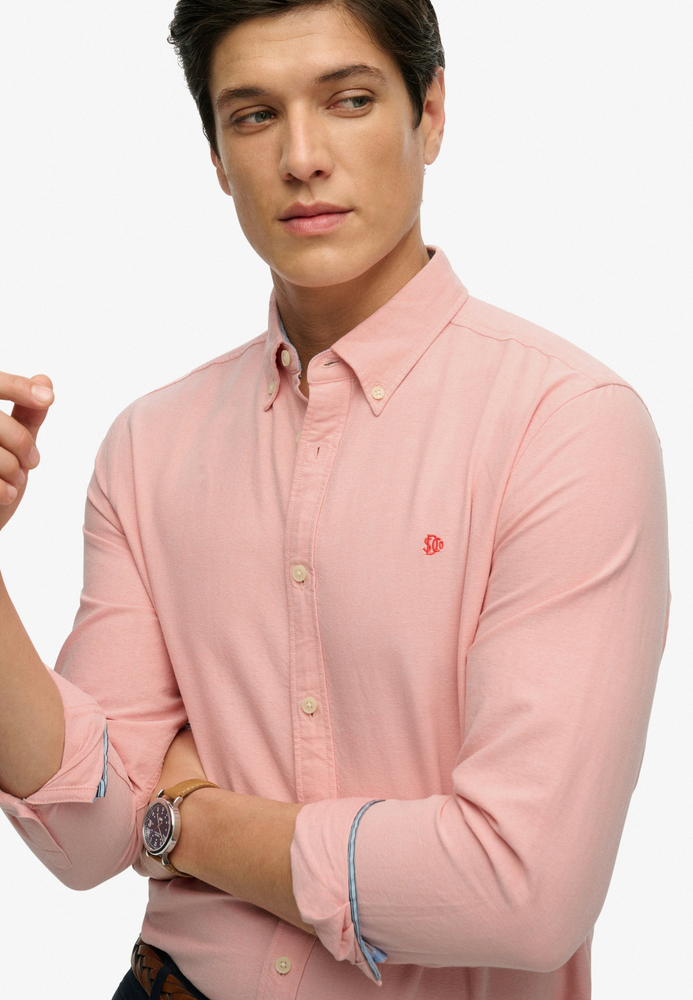 Preppy Oxford Long Sleeve Shirt